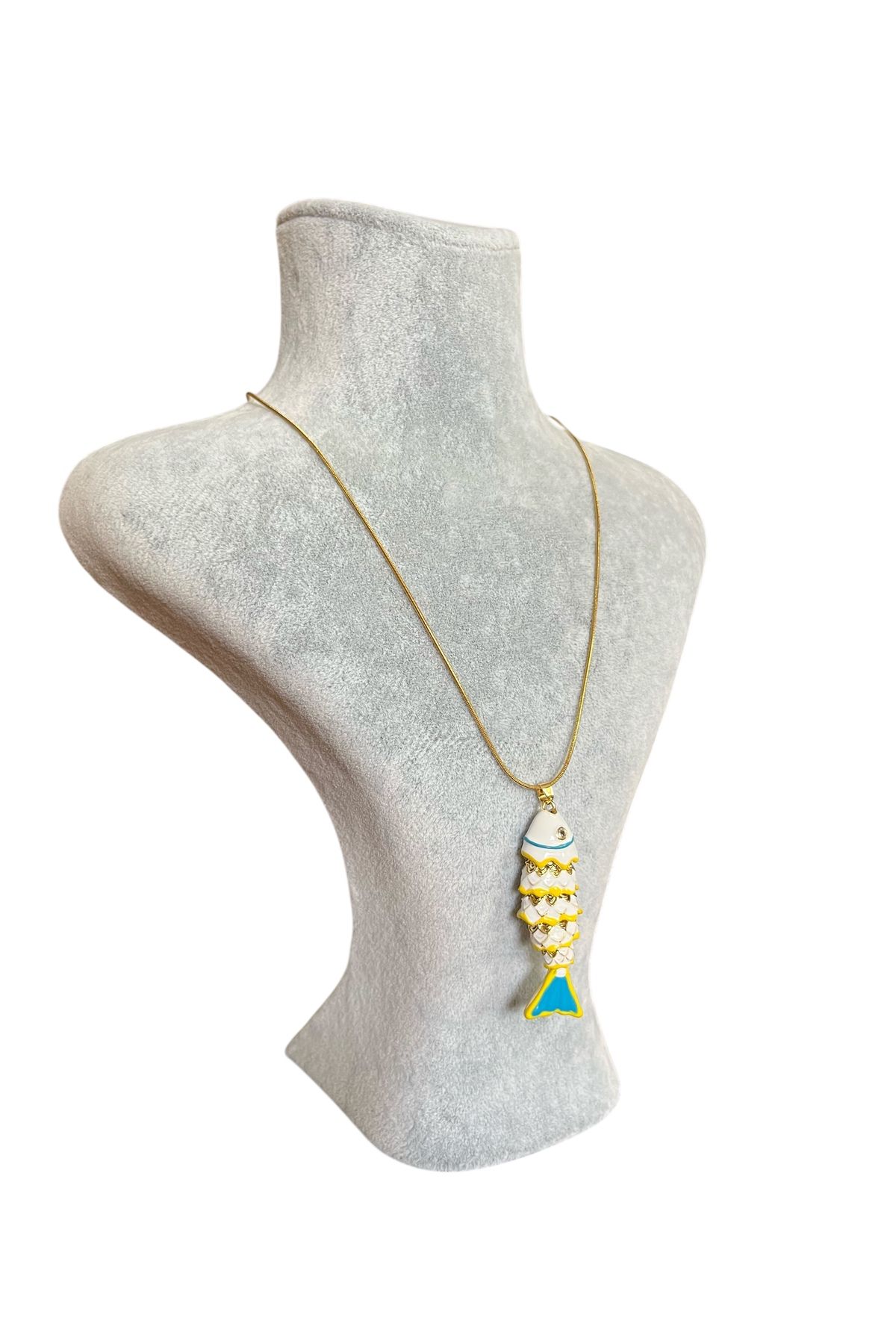 Asteria Jewelry Renkli Balık Kolye - Yaz Kolyesi
