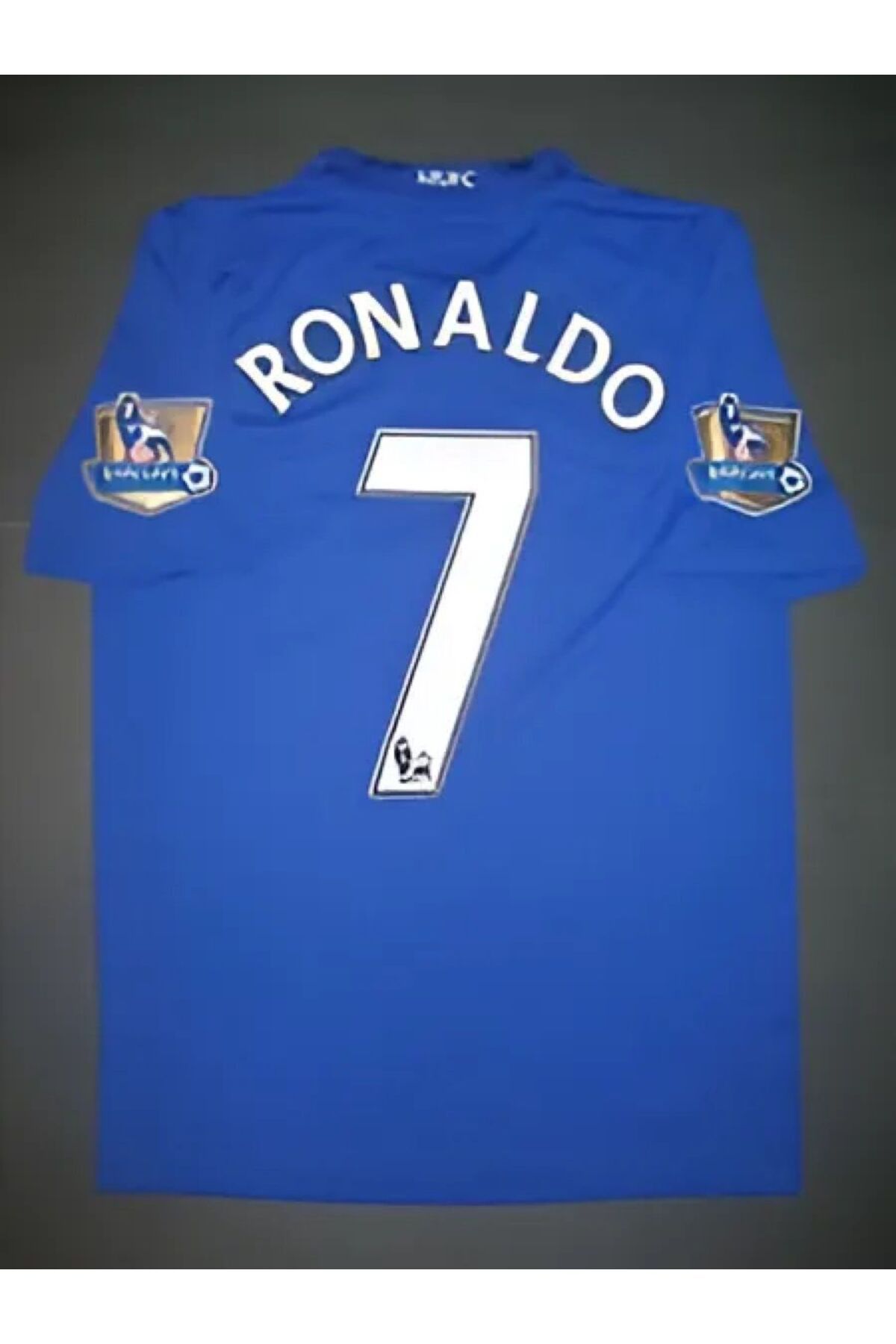 Flextreme 2008 Sezon// Cristiano-Ronaldo Mavi Kısa Kol Yetişkin Futbol Forması
