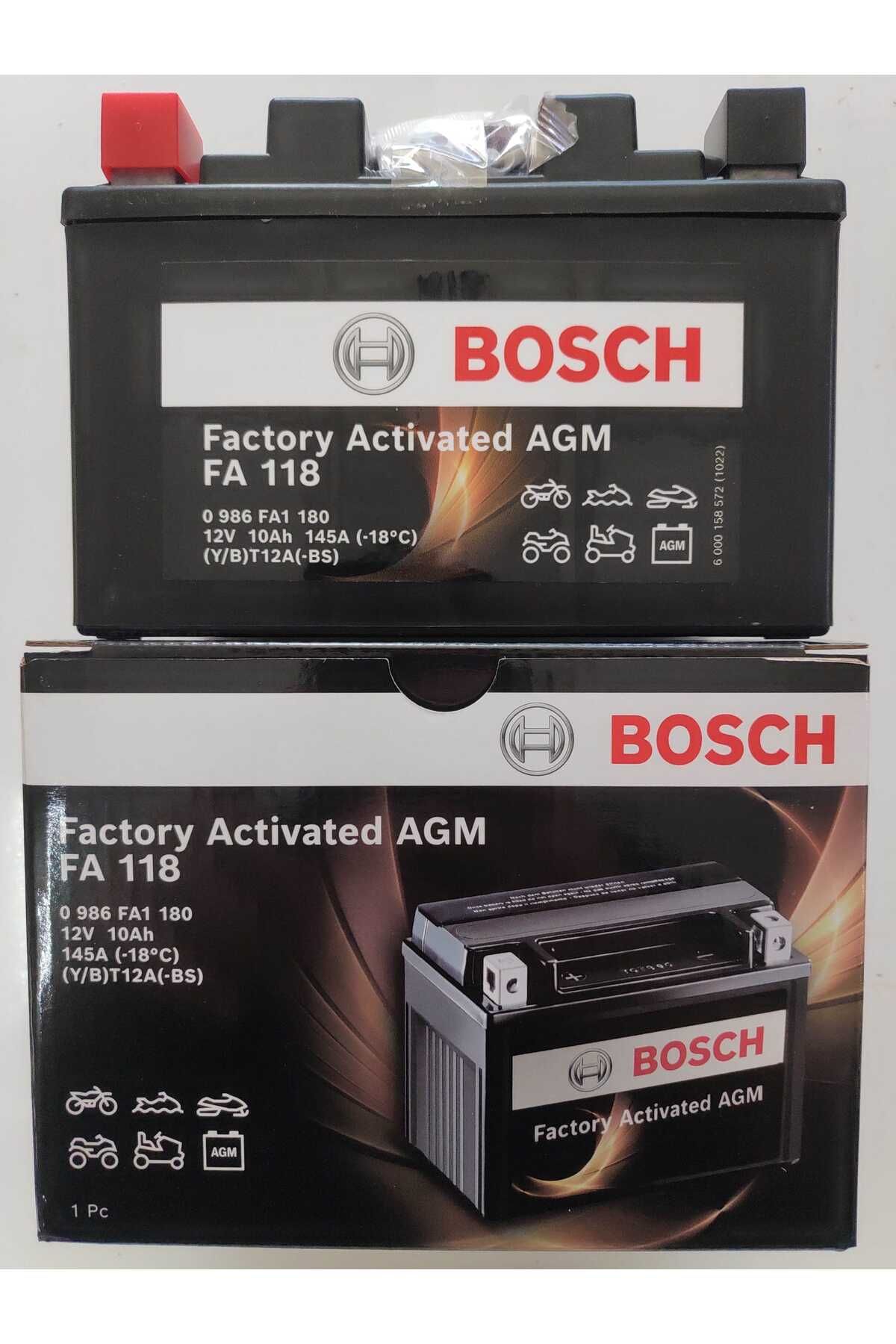 Bosch Suzuki GSX-S1000 A F FA 2016 - 2020 YT12A-BS Akü