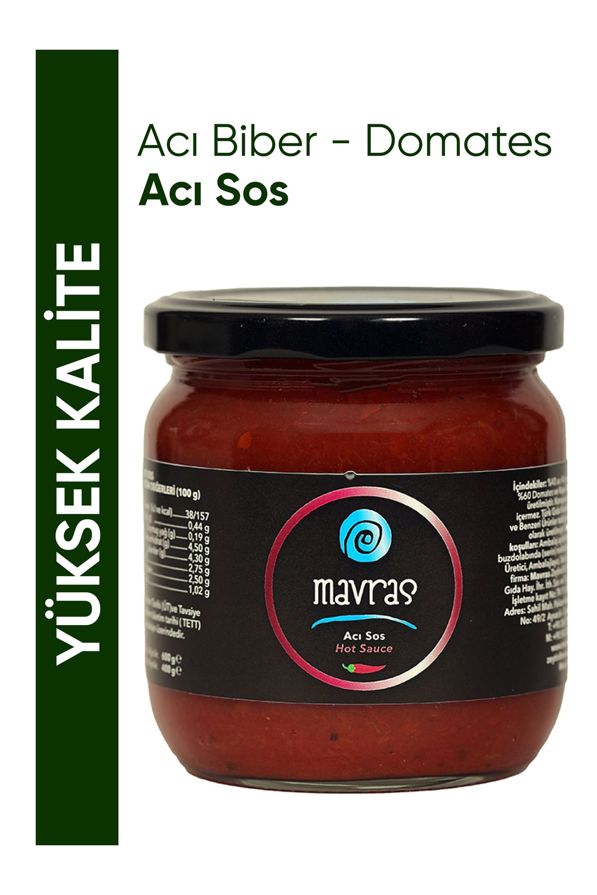 Mavras Acı Sos – 400 g
