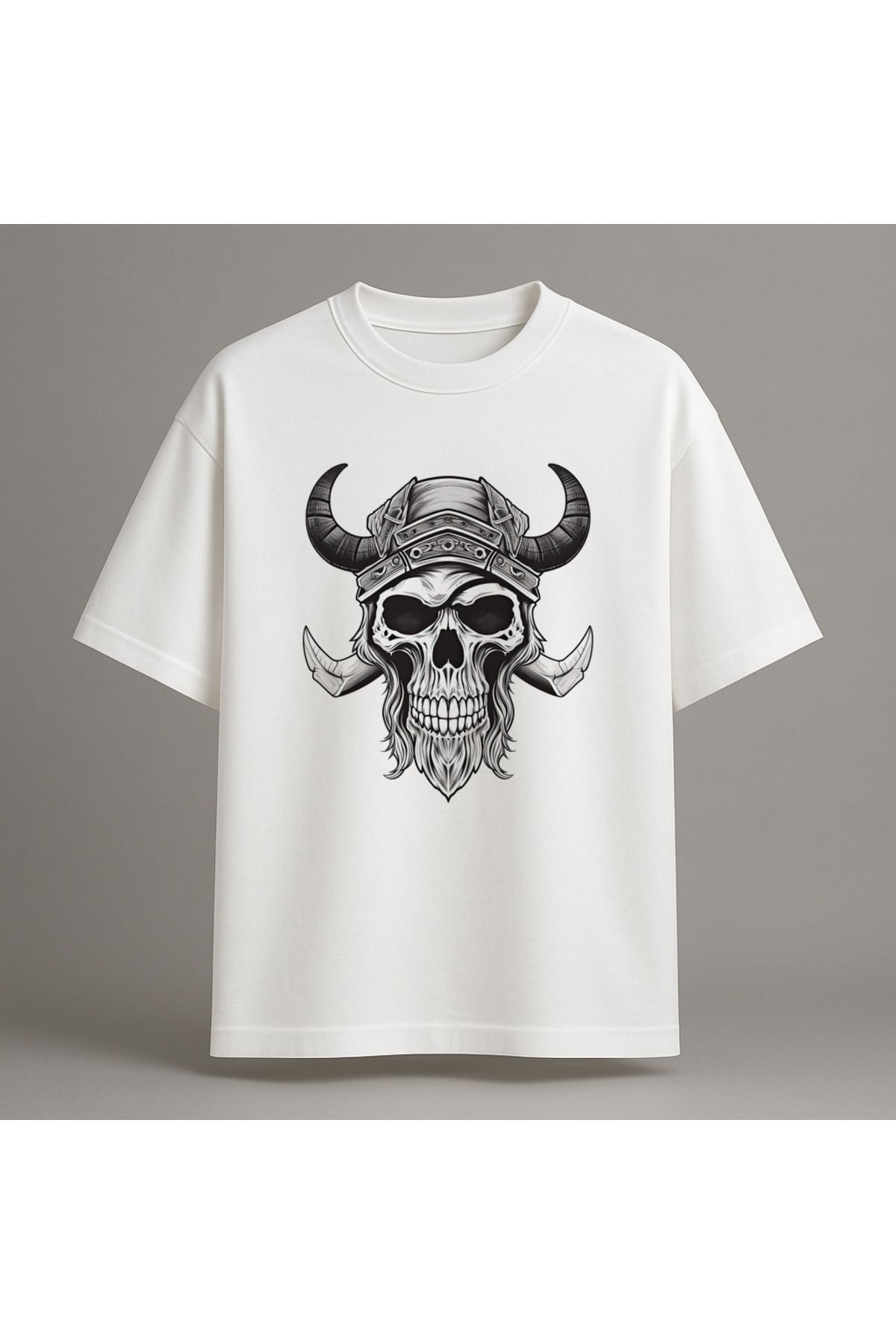 Fuco Supply Beyaz Oversize Baskılı Tişört – Unisex Rahat Kesim Streetwear