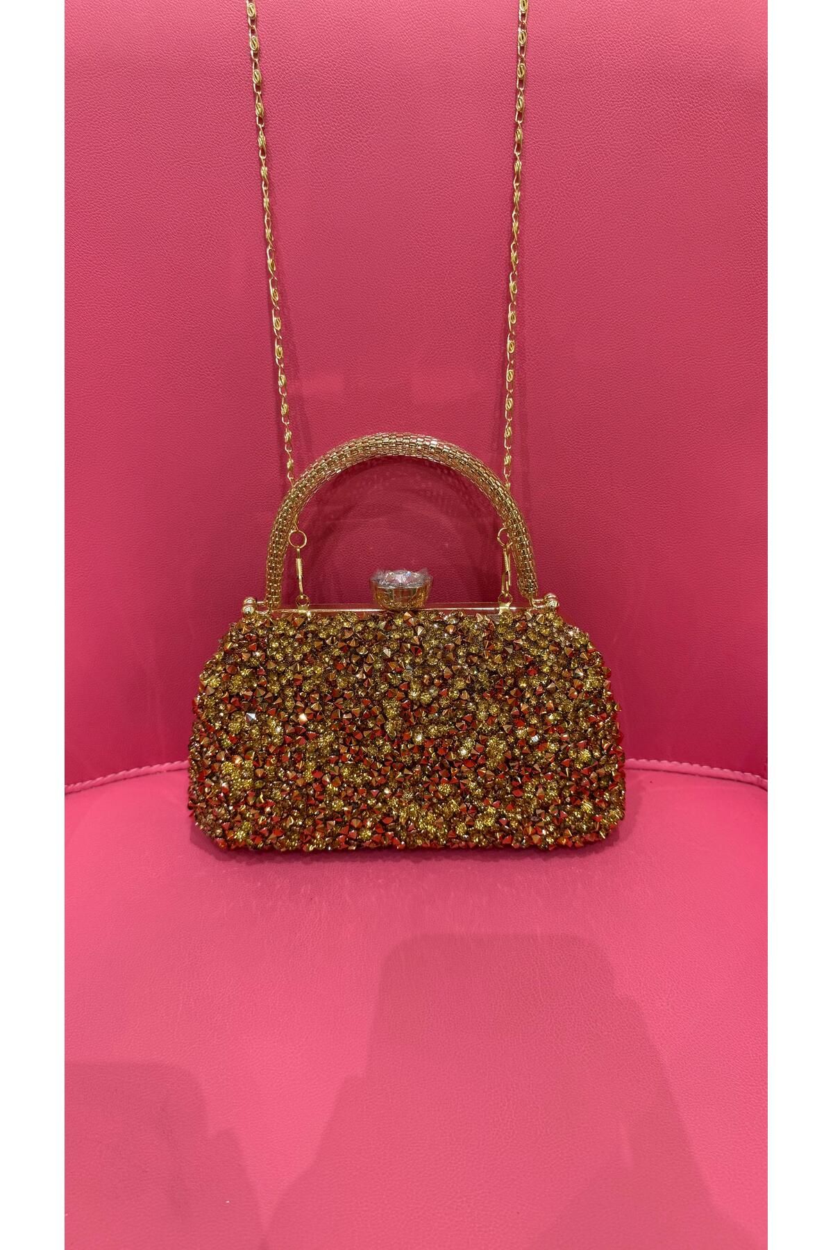Lussara Shoes&Bags Kadın taşlı abiye çanta