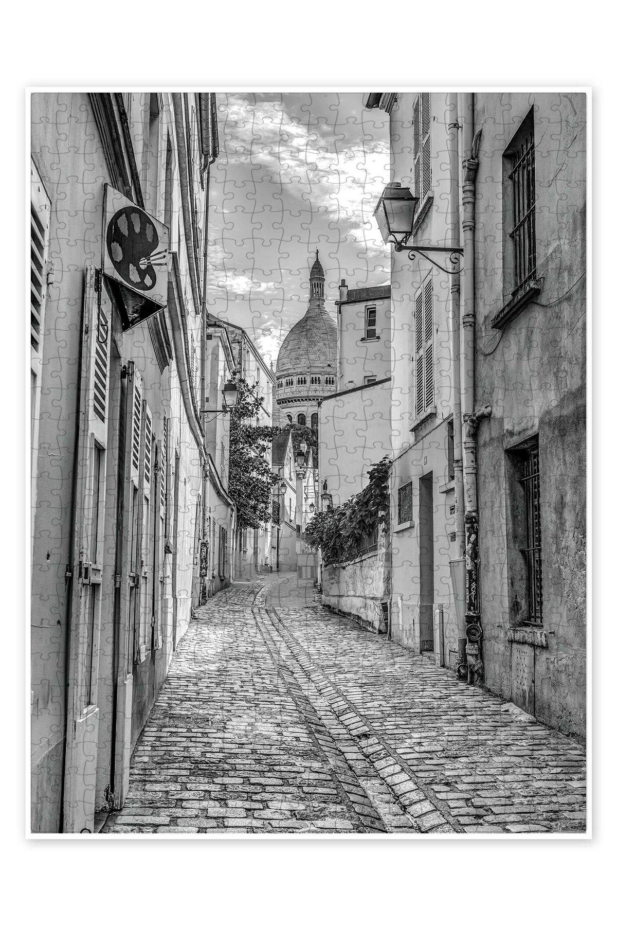 Jeronkarji Paris şerit 500 Parça Puzzle Yapboz Şehir Manzara Temalı Hobilik