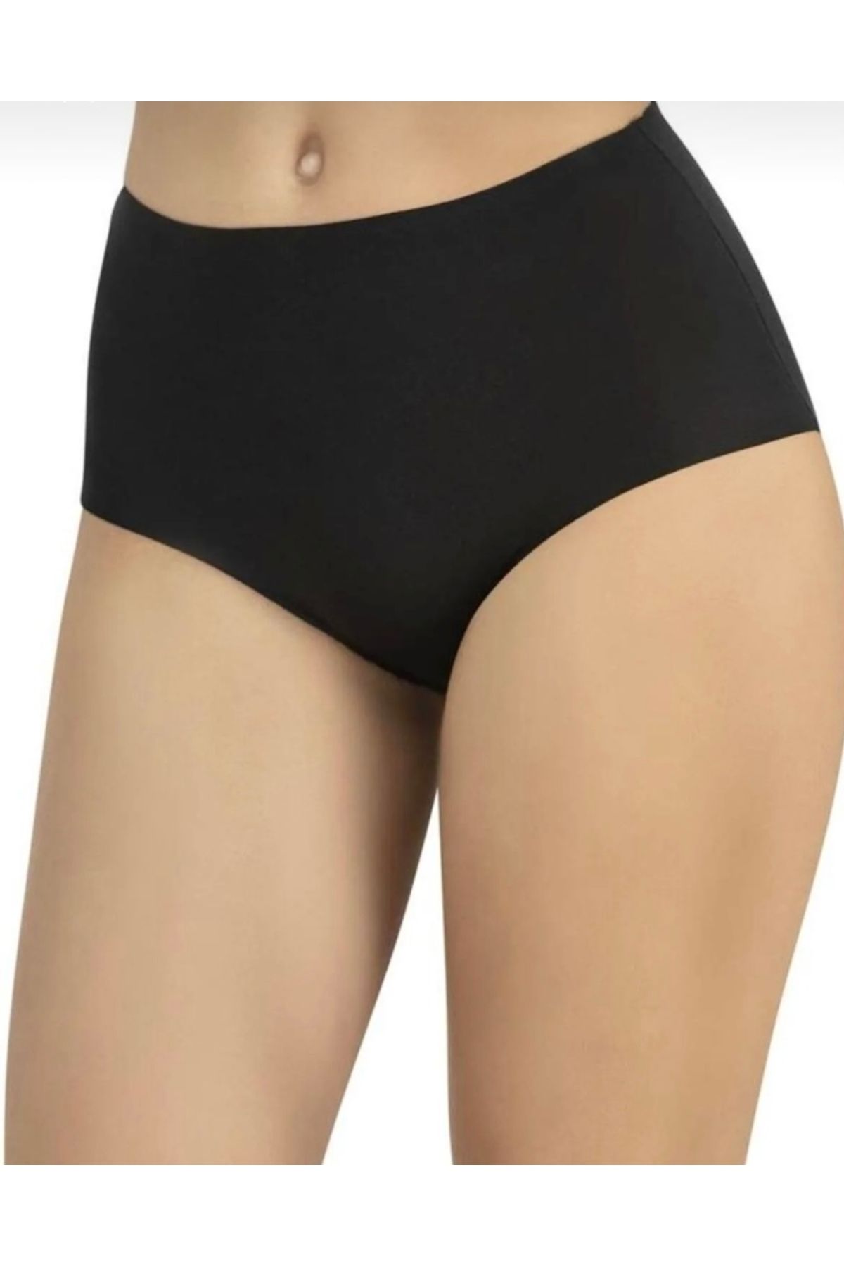 Fabony Lazer Kesim Yüksek Bel Bato Slip Külot Korse