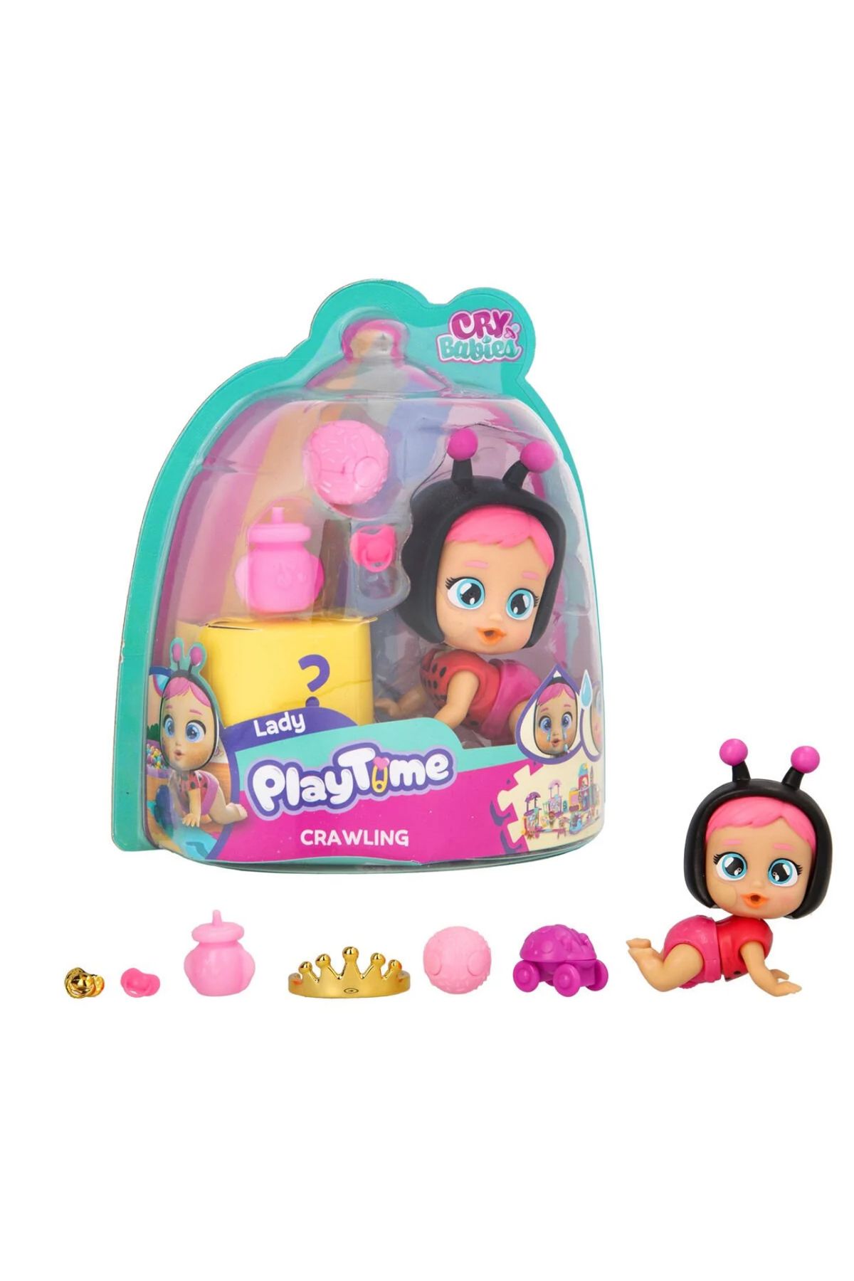 GIOCHI PREZIOSI CYP00000 Cry Babies Play Time Mini Bebek