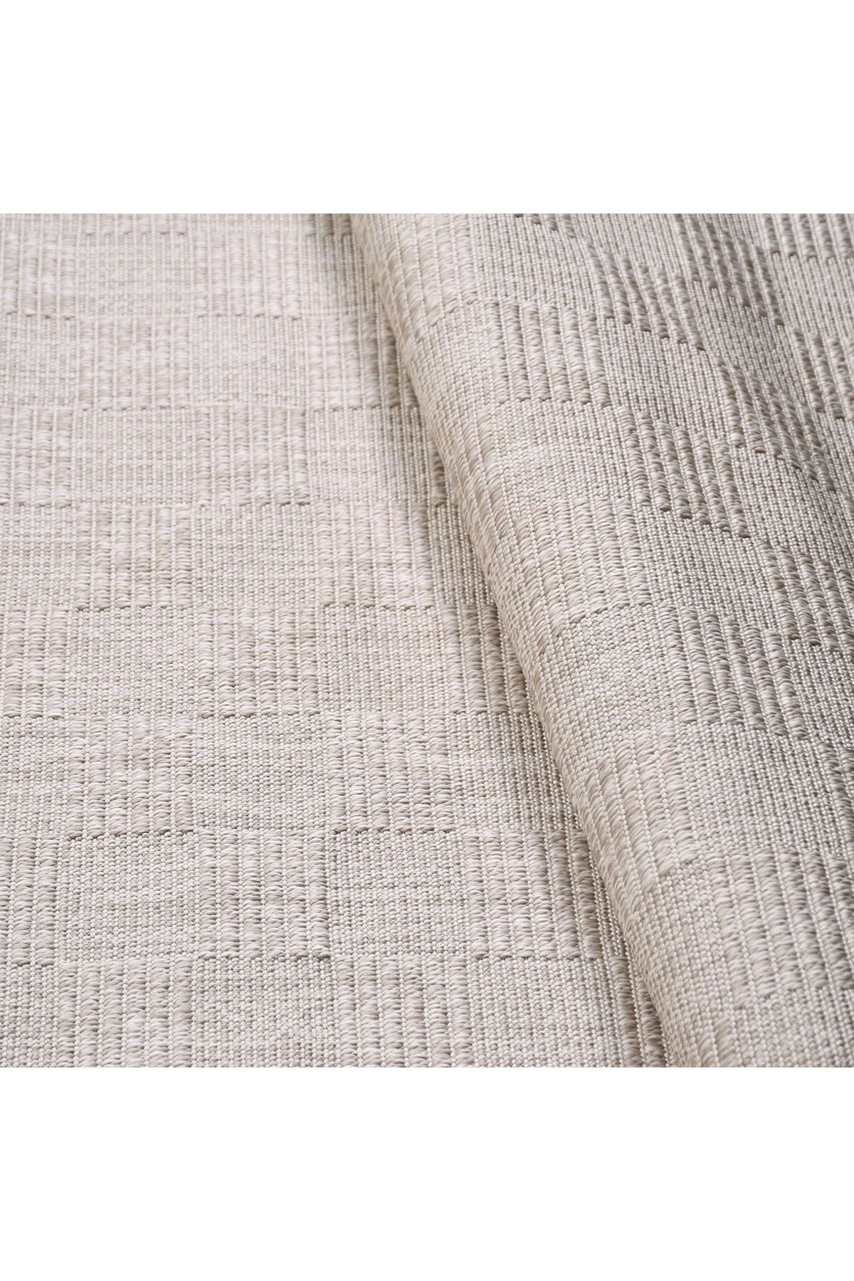 Piala Home Vizon Kare Çizgi Desenli Sisal Halı