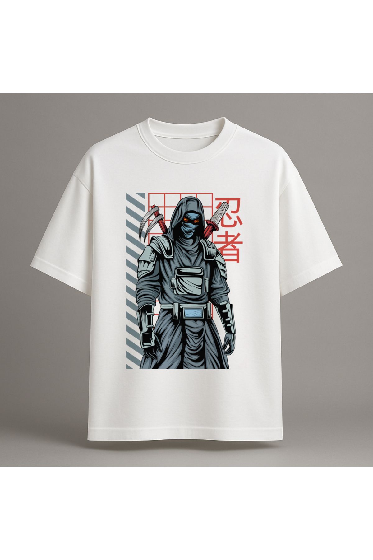 Fuco Supply Beyaz Oversize Baskılı Tişört – Unisex Rahat Kesim Streetwear