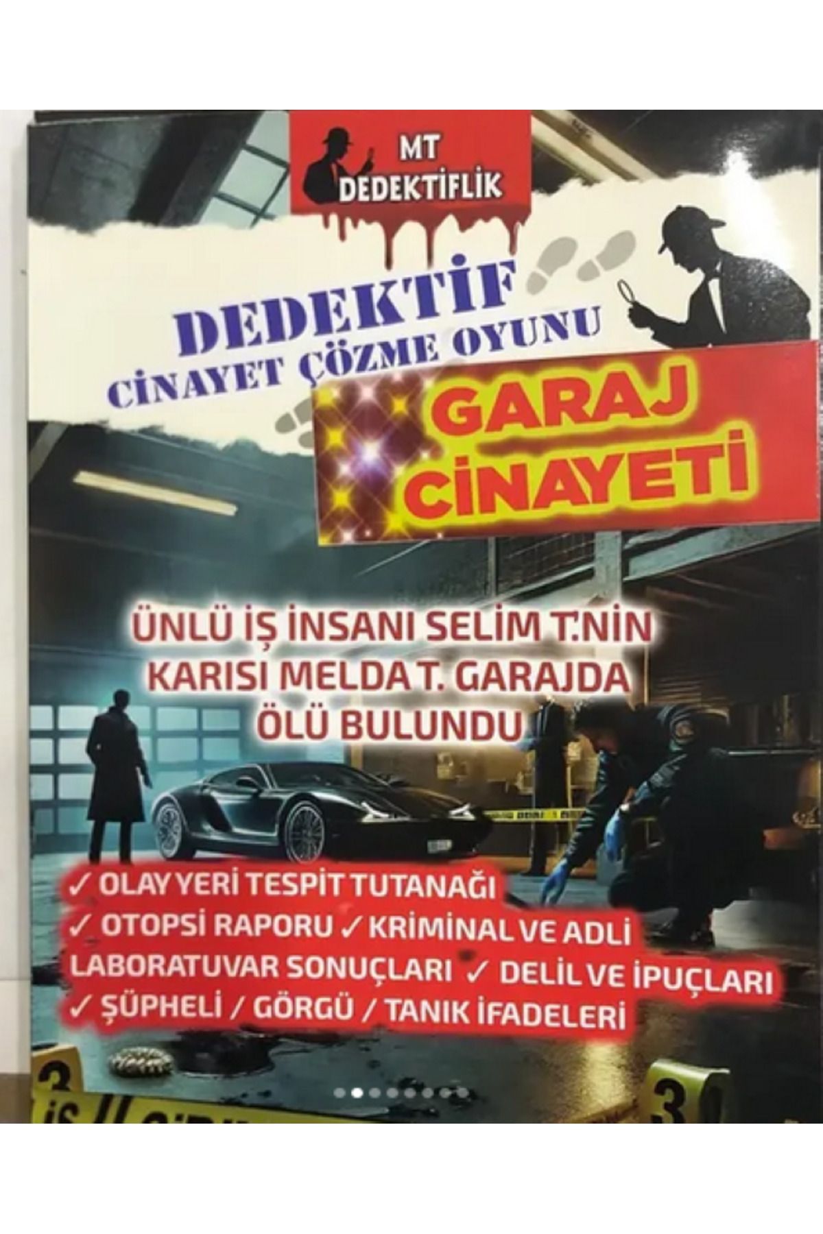 alpmodel Garaj Cinayeti - Dedektif Cinayet Çözme Oyunu