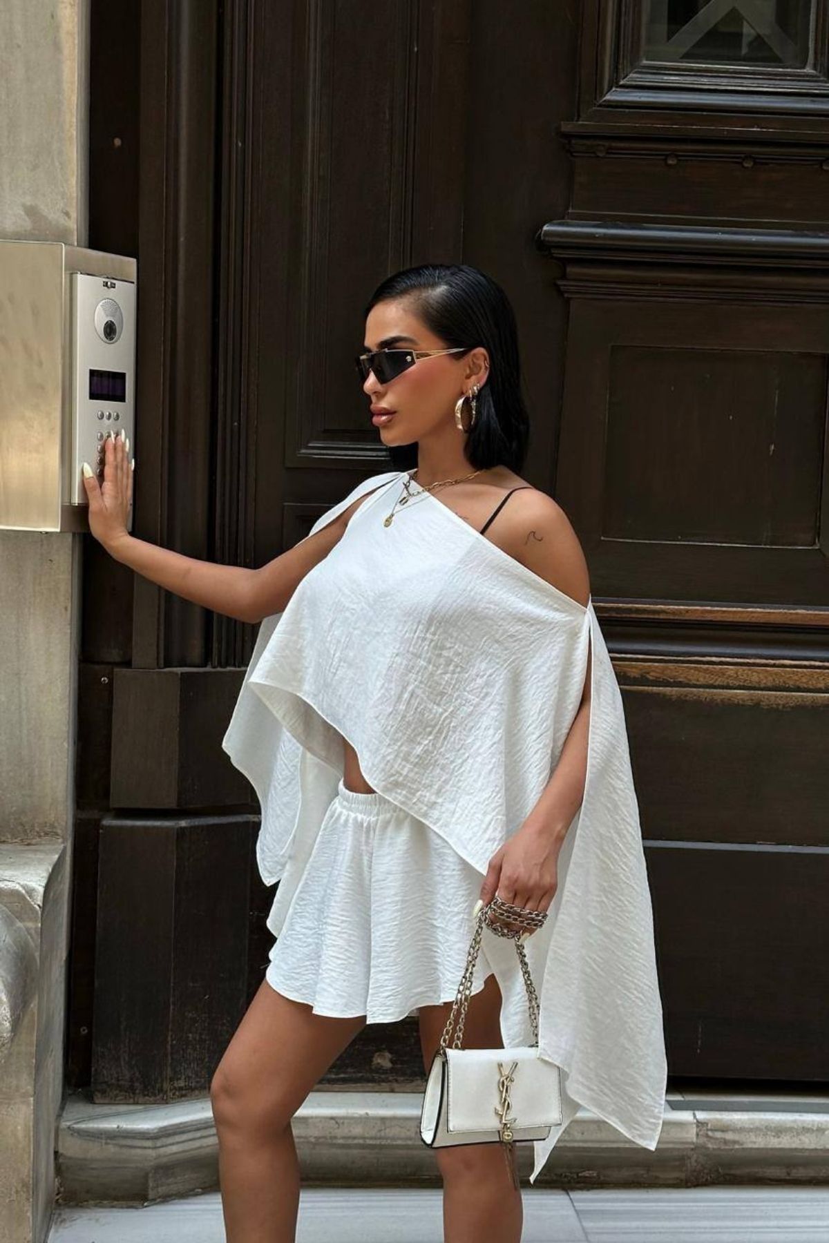 Love Fab İki Parça 7 Görünümlü Şort Tişort Takım