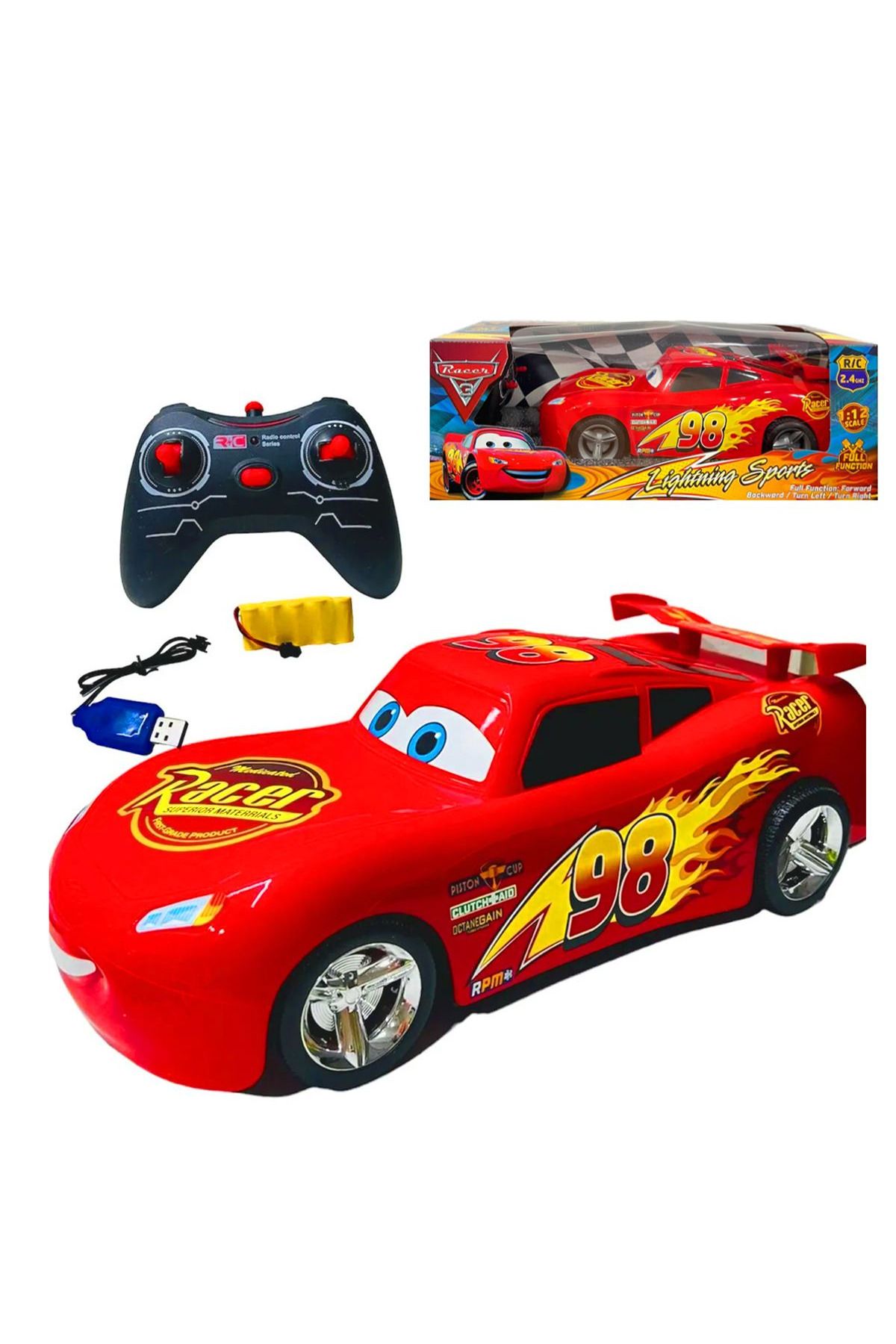 Art Tone KUMANDALI RACER SPOR ARABA SPR-01 F/F R/C 2.4GHZ 1:12 3+