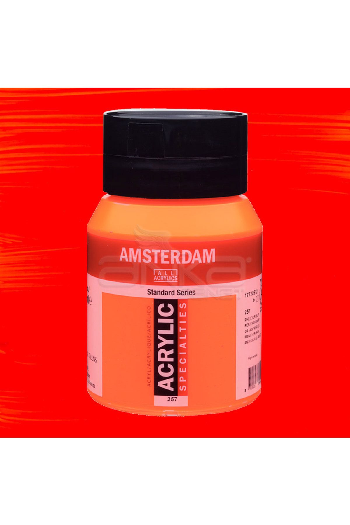 Talens Amsterdam Akrilik Boya Standart Series 500ml 257 Reflex Orange