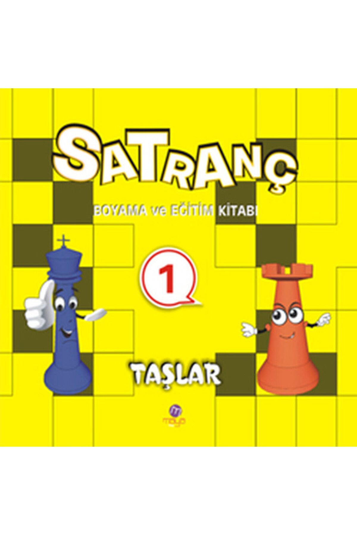 Maya Kitap Satranç Boyama ve Eğitim Kitabı -1 / Taşlar