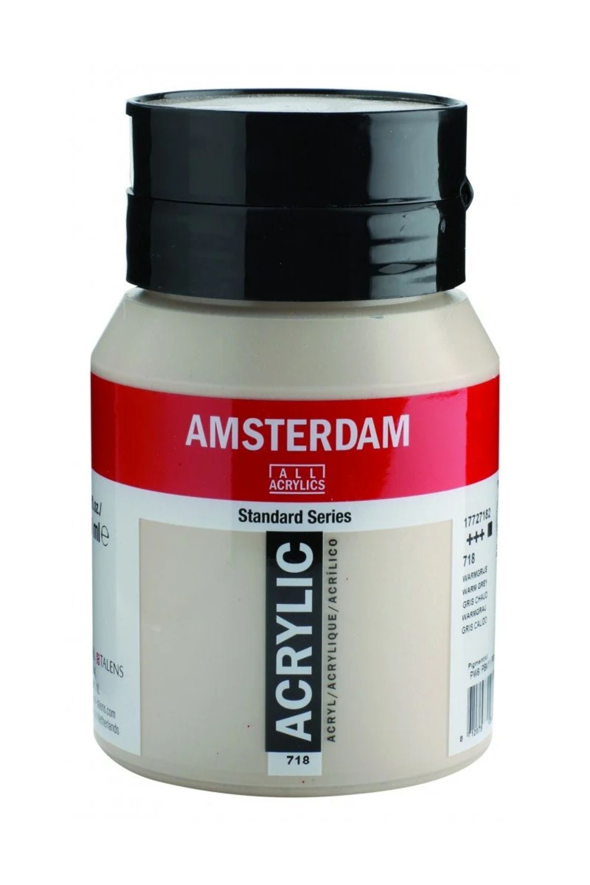 Talens Amsterdam Akrilik Boya Standart Series 500ml 718 Warm Grey