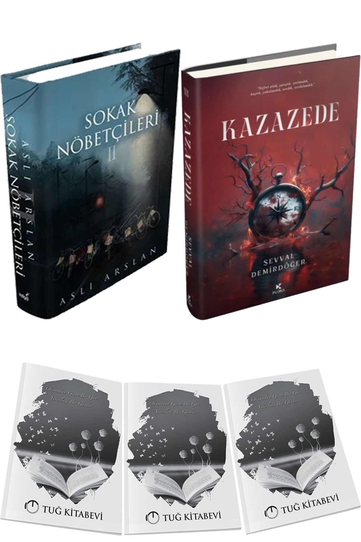 İndigo Kitap Sokak Nöbetçileri 2 Ciltli ve Kazazede 3 Ciltli + Hediyeli