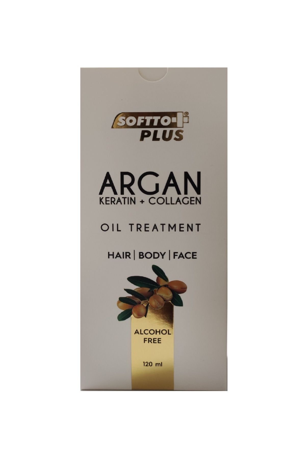Softo Plus Argan Keratin + Collagen Yağı 120 ml Hair - Body - Face