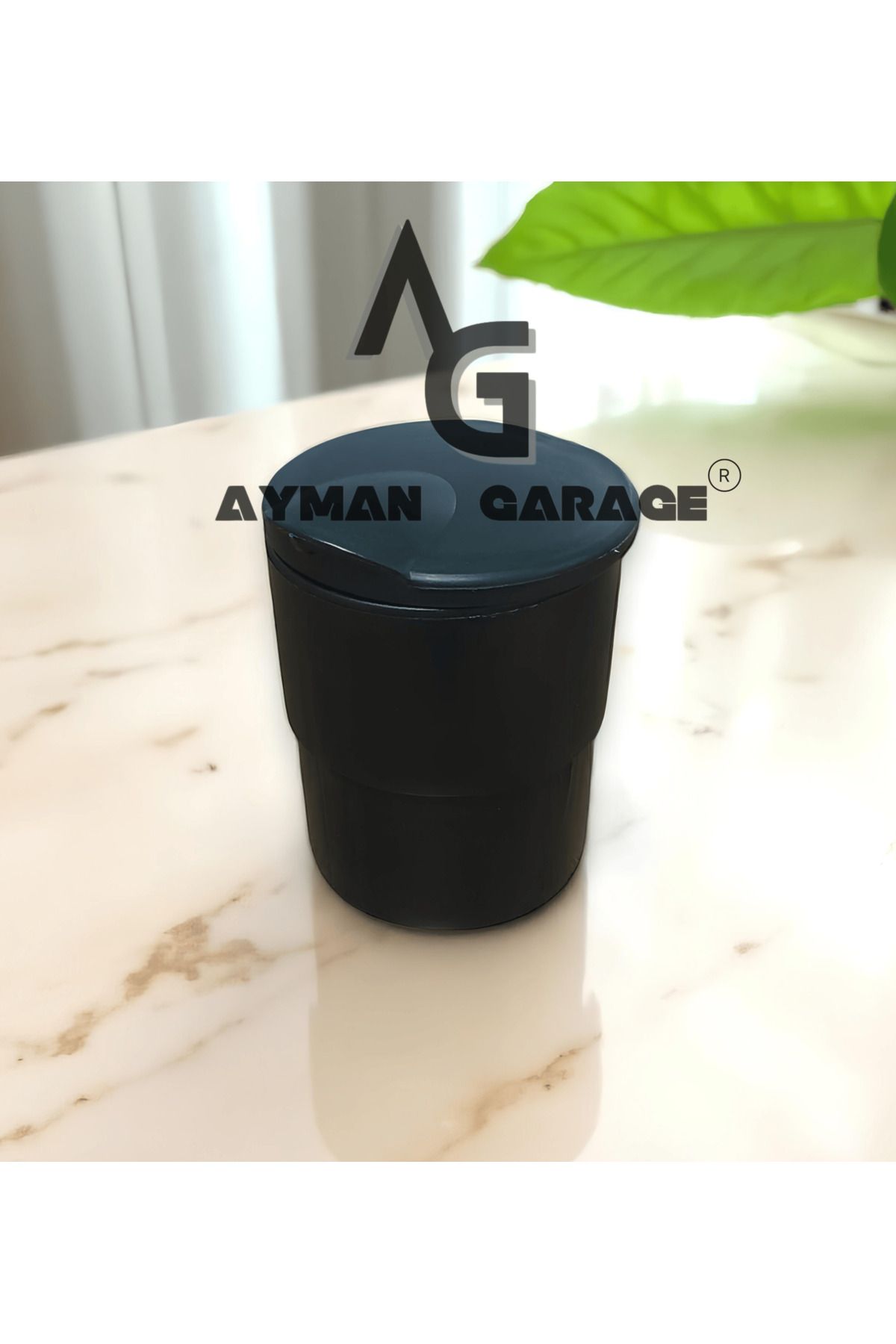 AYMAN GARAGE Led Işıklı Kapaklı Araç Küllüğü
