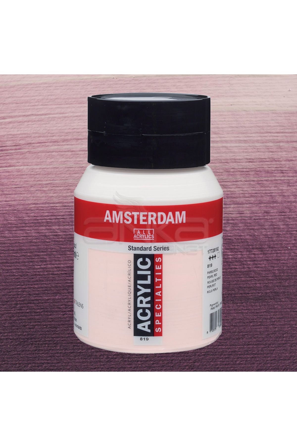 Talens Amsterdam Akrilik Boya Standart Series 500ml 819 Pearl Red