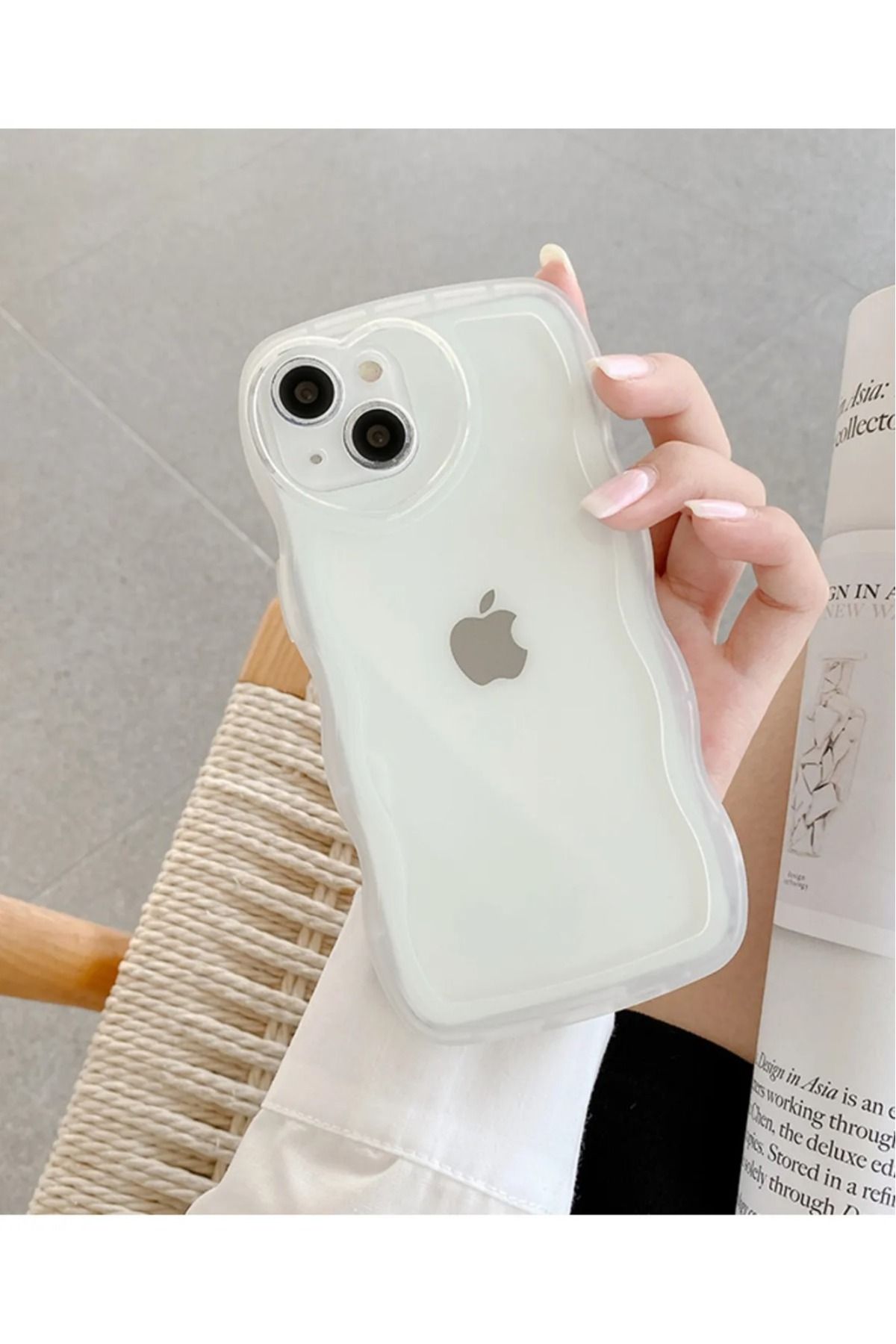 LUXKLAS iphone 13 ve 14 uyumlu şefaf kılıf