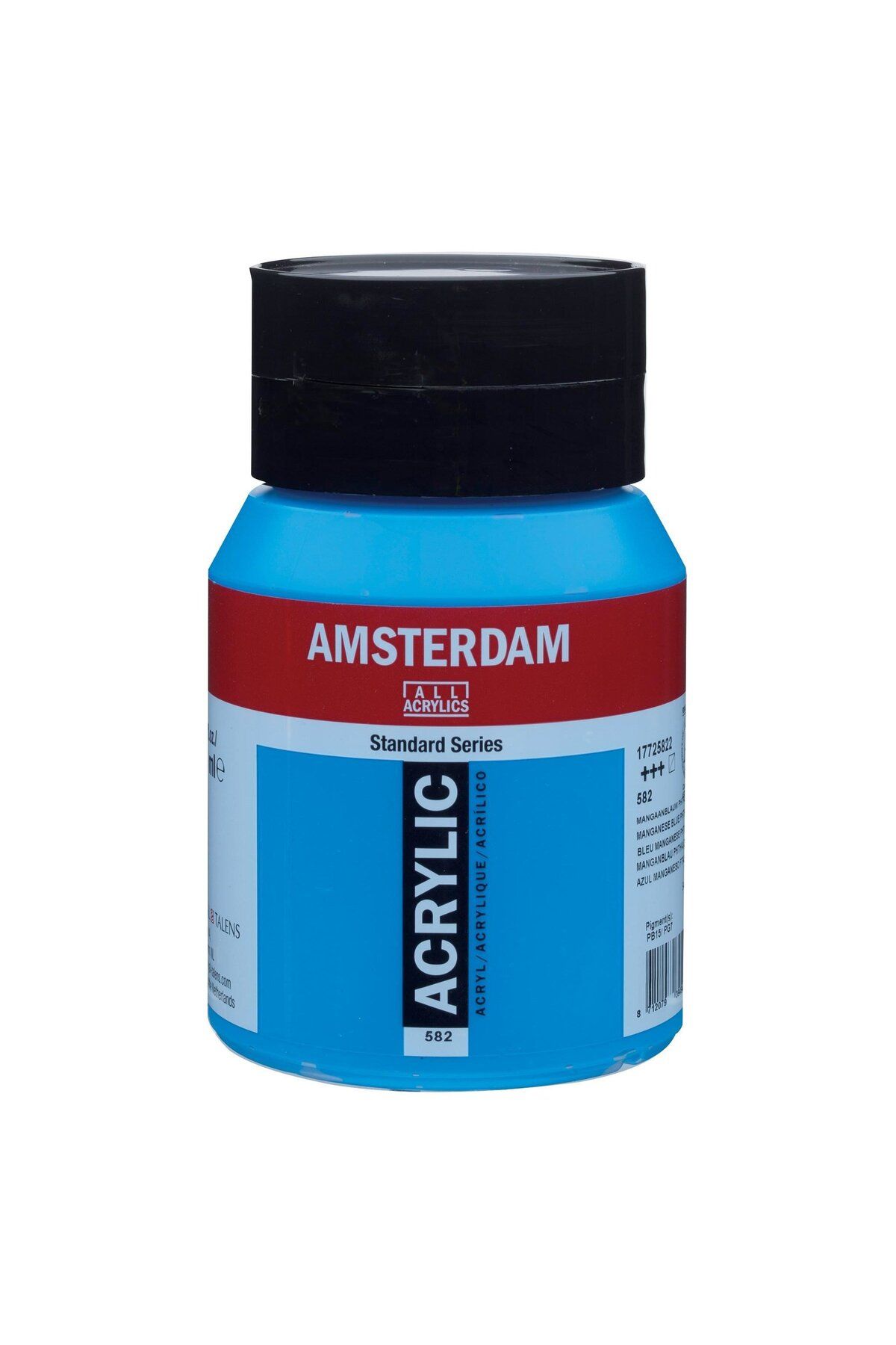 Talens Amsterdam Akrilik Boya Standart Series 500ml 582 Manganese Blue Phtalo