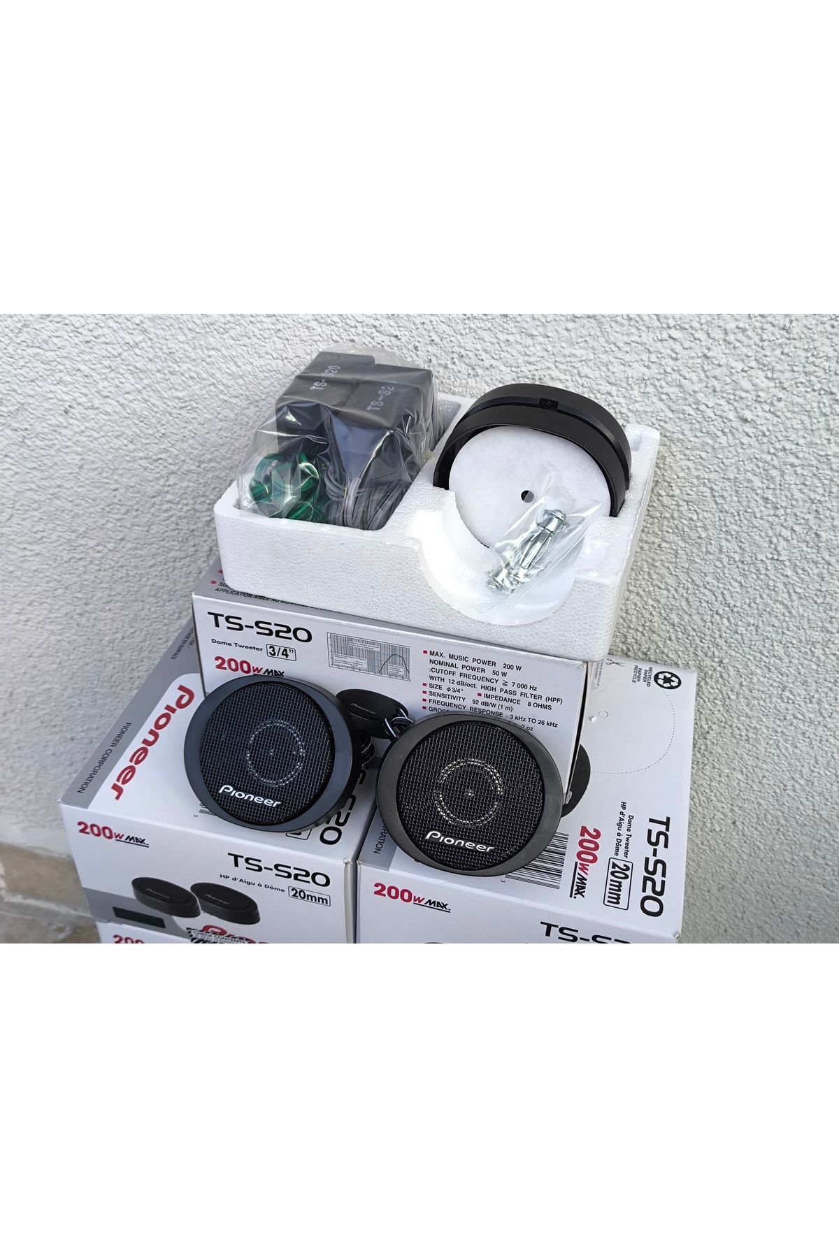 patili tasarım Paynır Tss 20 Tweeter Tiz Takım 200W