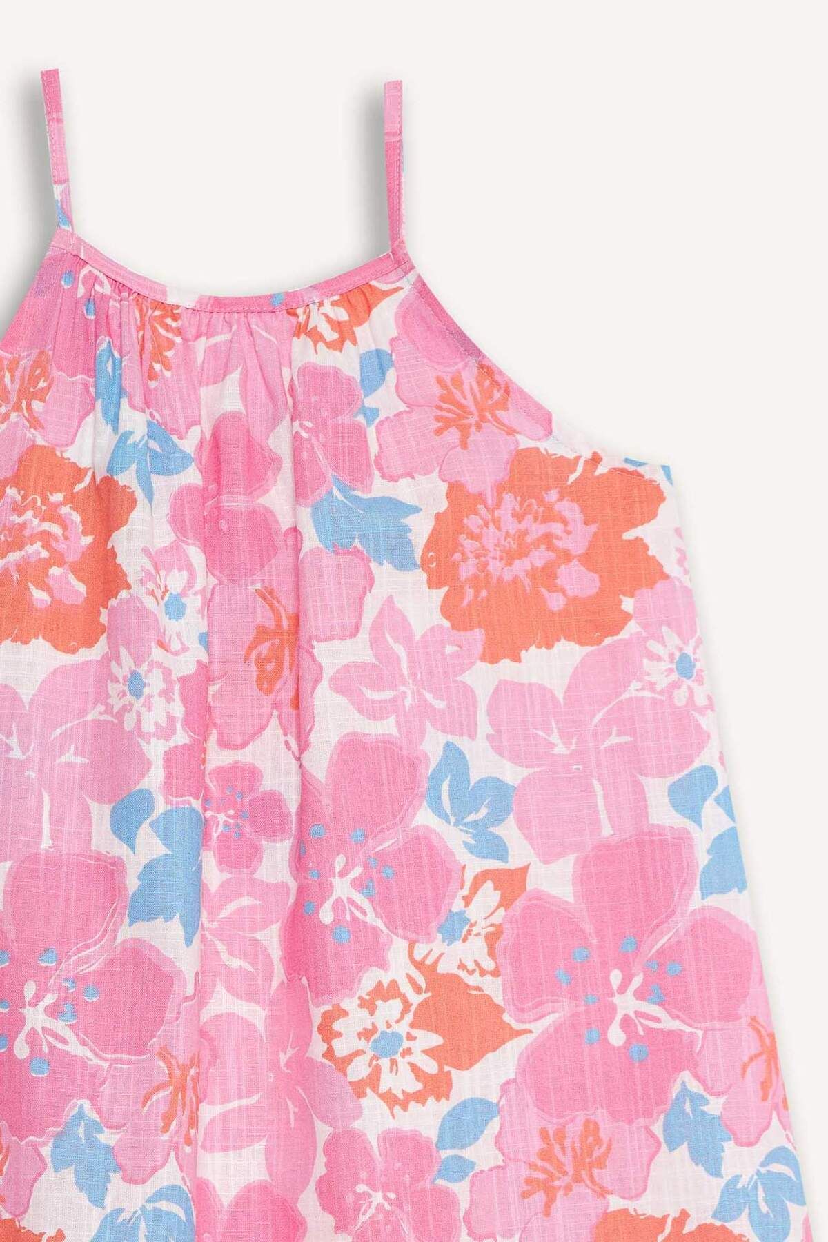 DeFacto-Blumiges Trägerkleid aus Viskose E7367A825SM 2