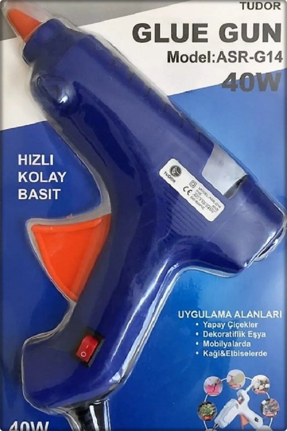 TAN EXPRESS Kalın Mum Silikon Tabancası 40w Anahtarlı