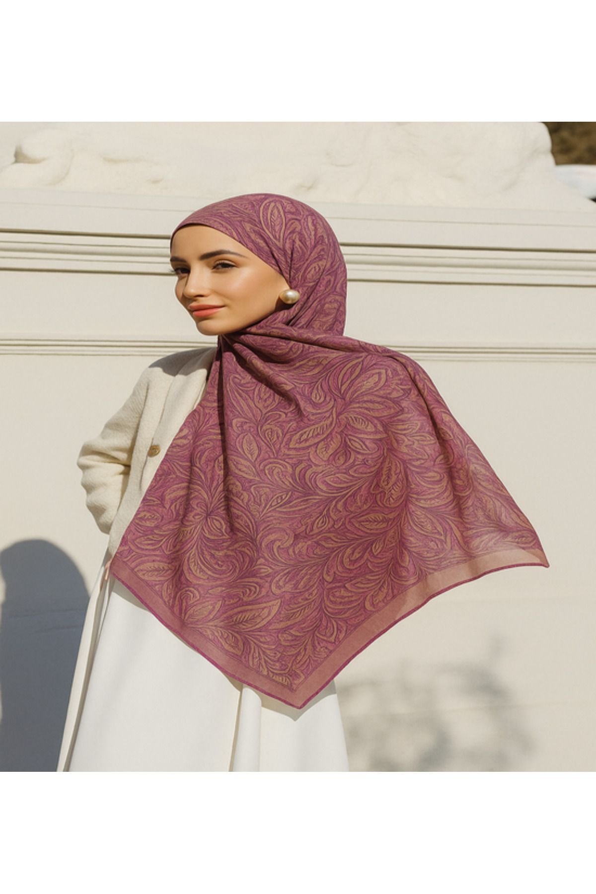 Modesto ETNİCUAL ŞAL PEMBE
