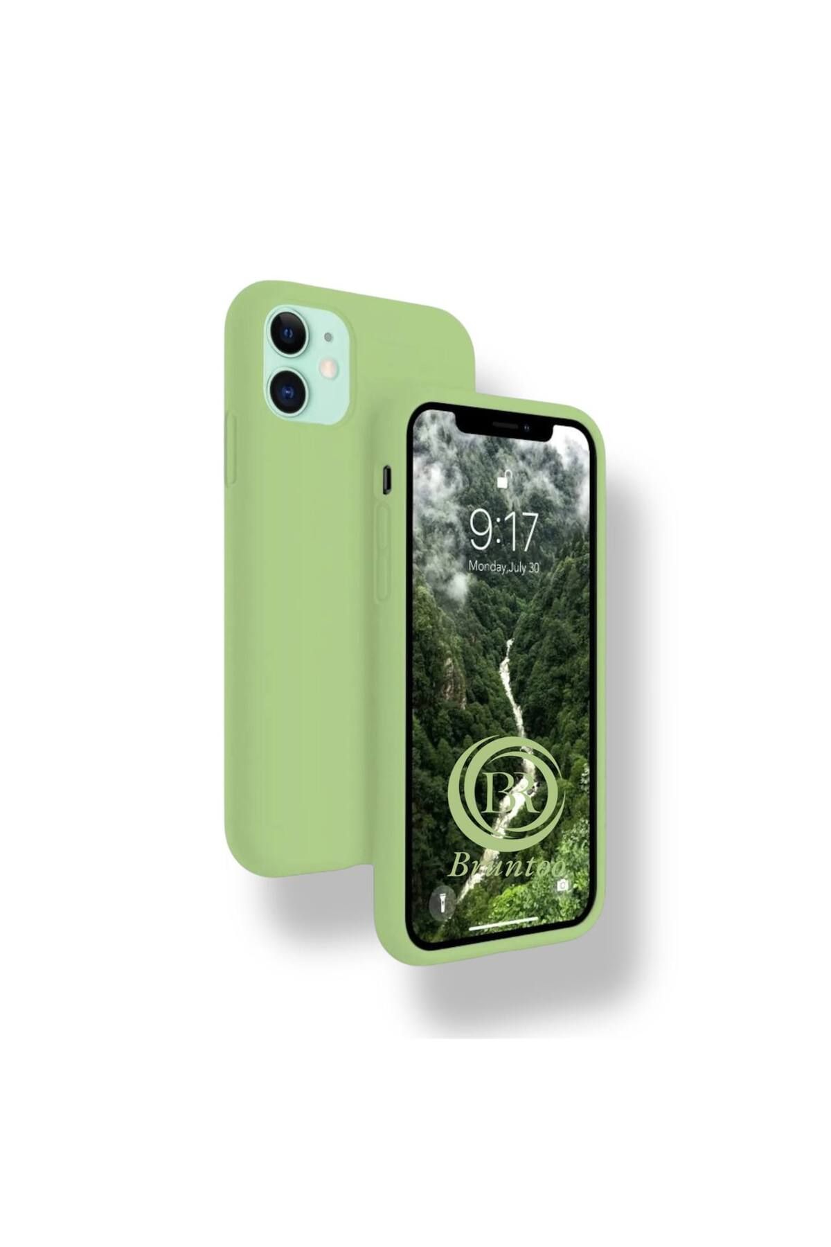 Bruntoo BR Apple İphone 11 Uyumlu Kılıf Yumuşak Silikon İçi Kadife Lansman Kapak .
