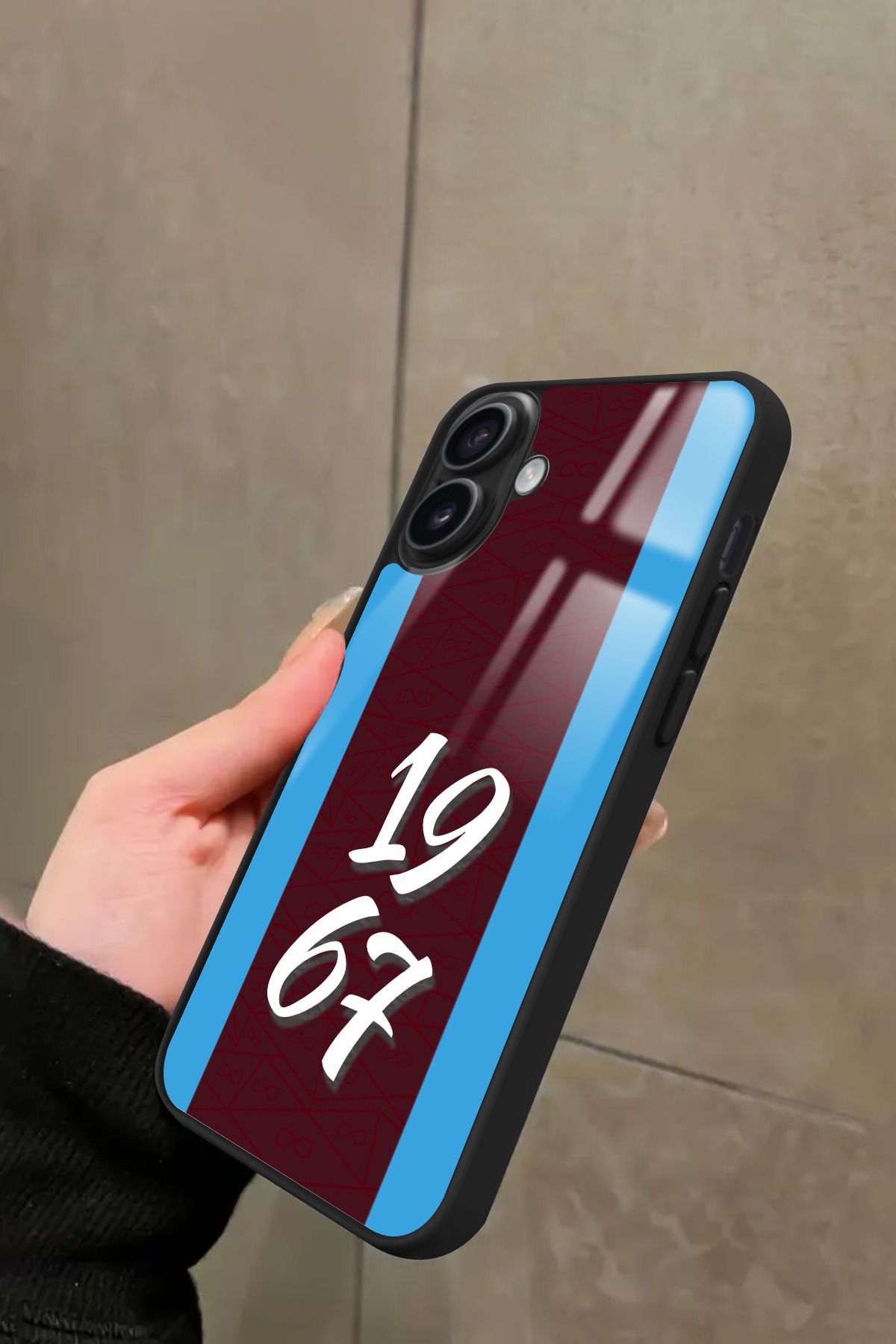 Snacase iPhone 16 Uyumlu 1967 Yazılı Glossy Premium Kılıf