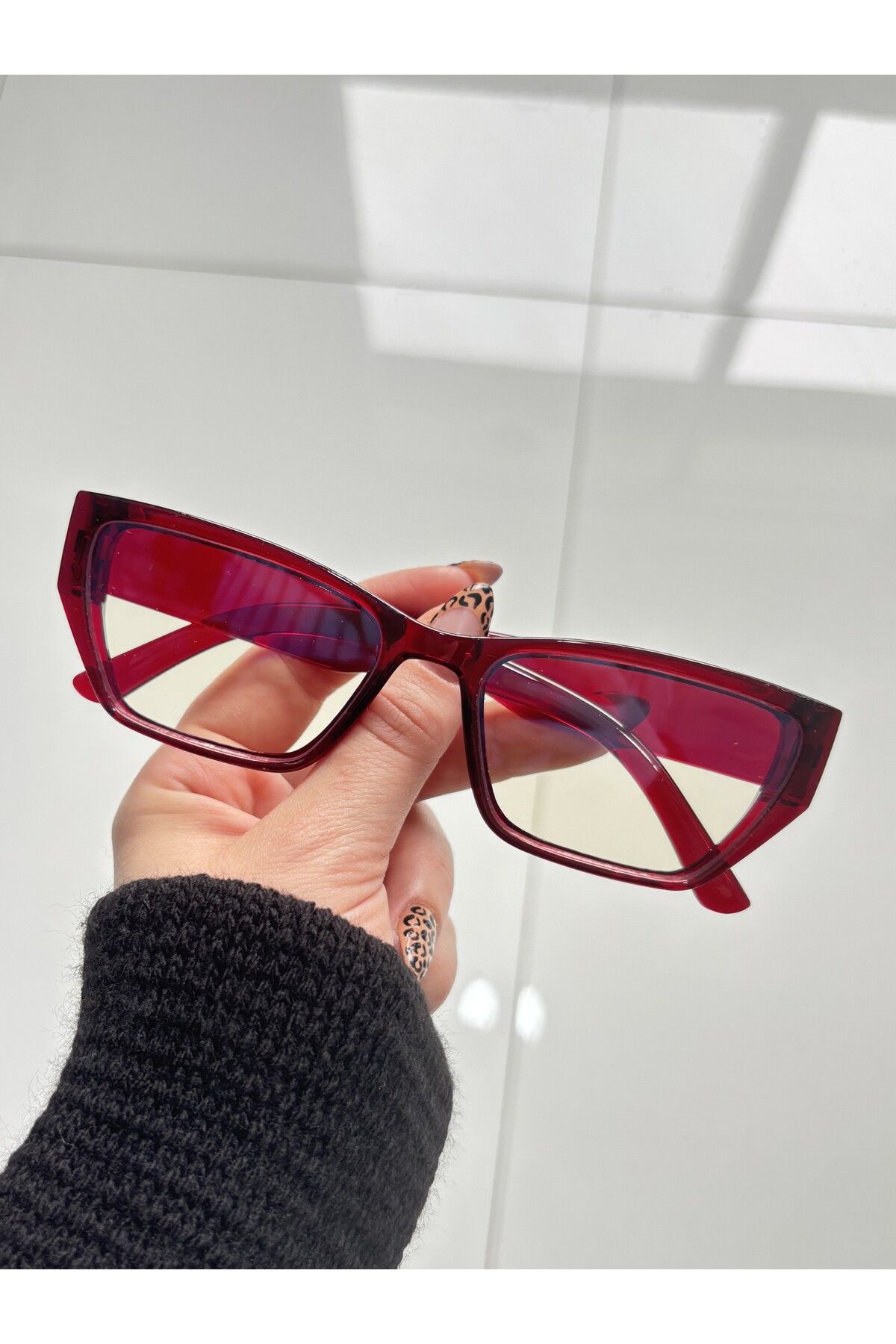 MONAL Praga Mavi Işık Filtreli Ekran Gözlüğü Cateye Unisex Optik Uyumlu Camları Değişebilir