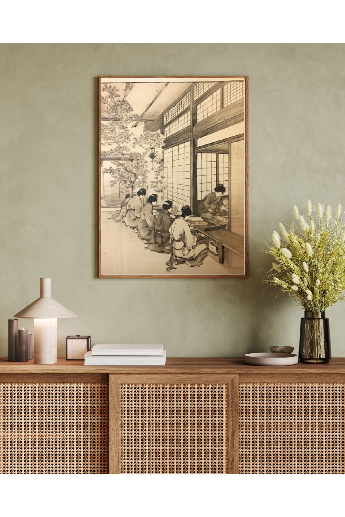 woodhomeworks tek parça salon ofis dekor tablo