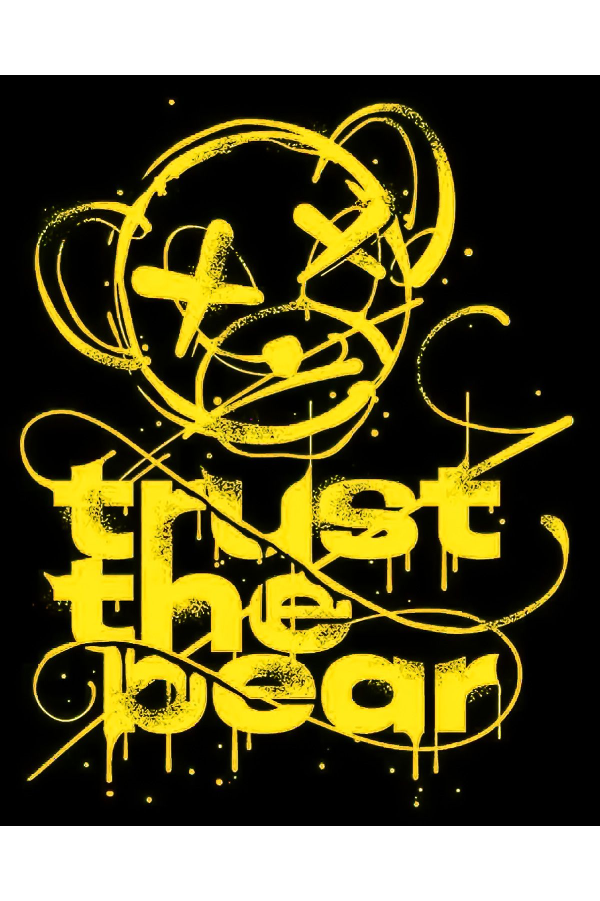 Docima Motosikler Sticker Trush The Bear