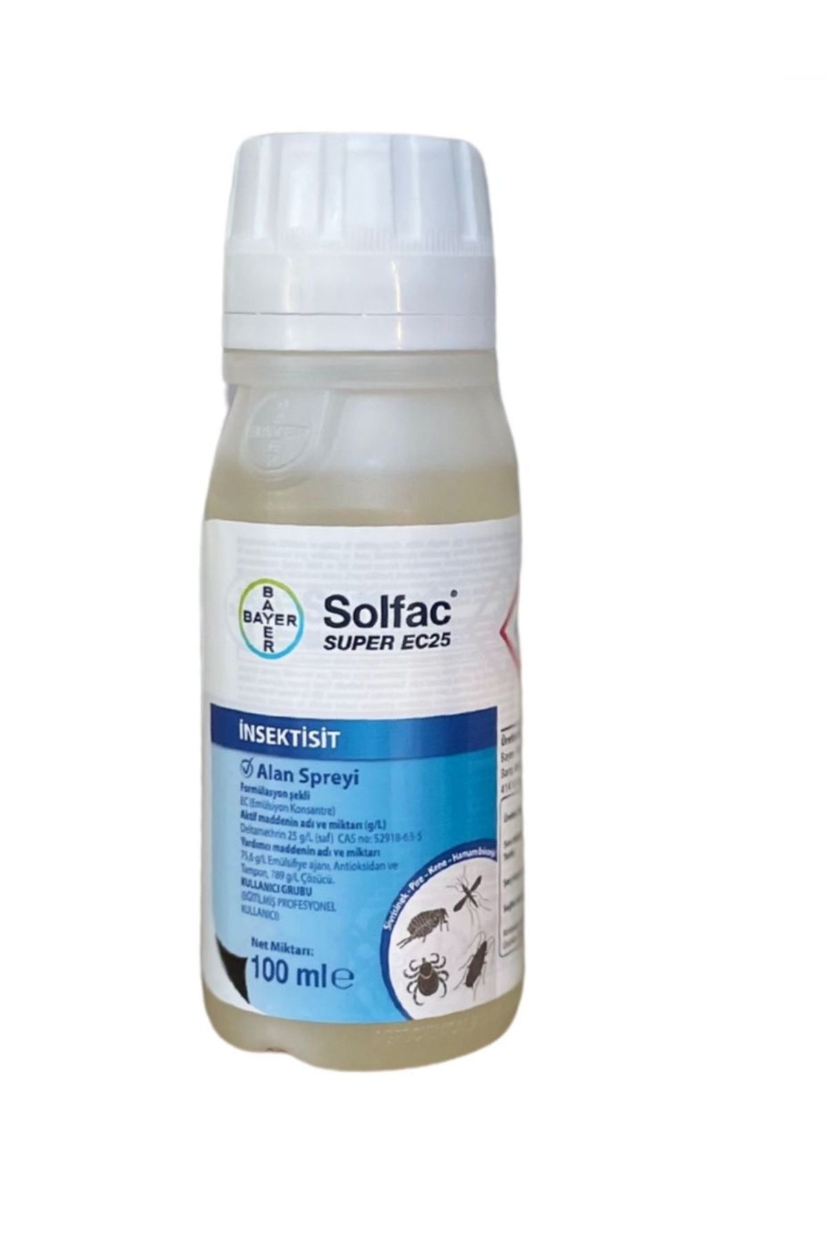 Bayer Solfac CS Kene İlacı 100 ml – Keneye Karşı Etkili Haşere İlacı