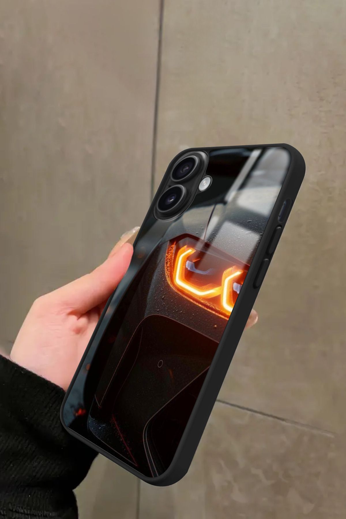 Snacase iPhone 16 Plus Uyumlu Araba Tasarımlı Glossy Premium Kılıf