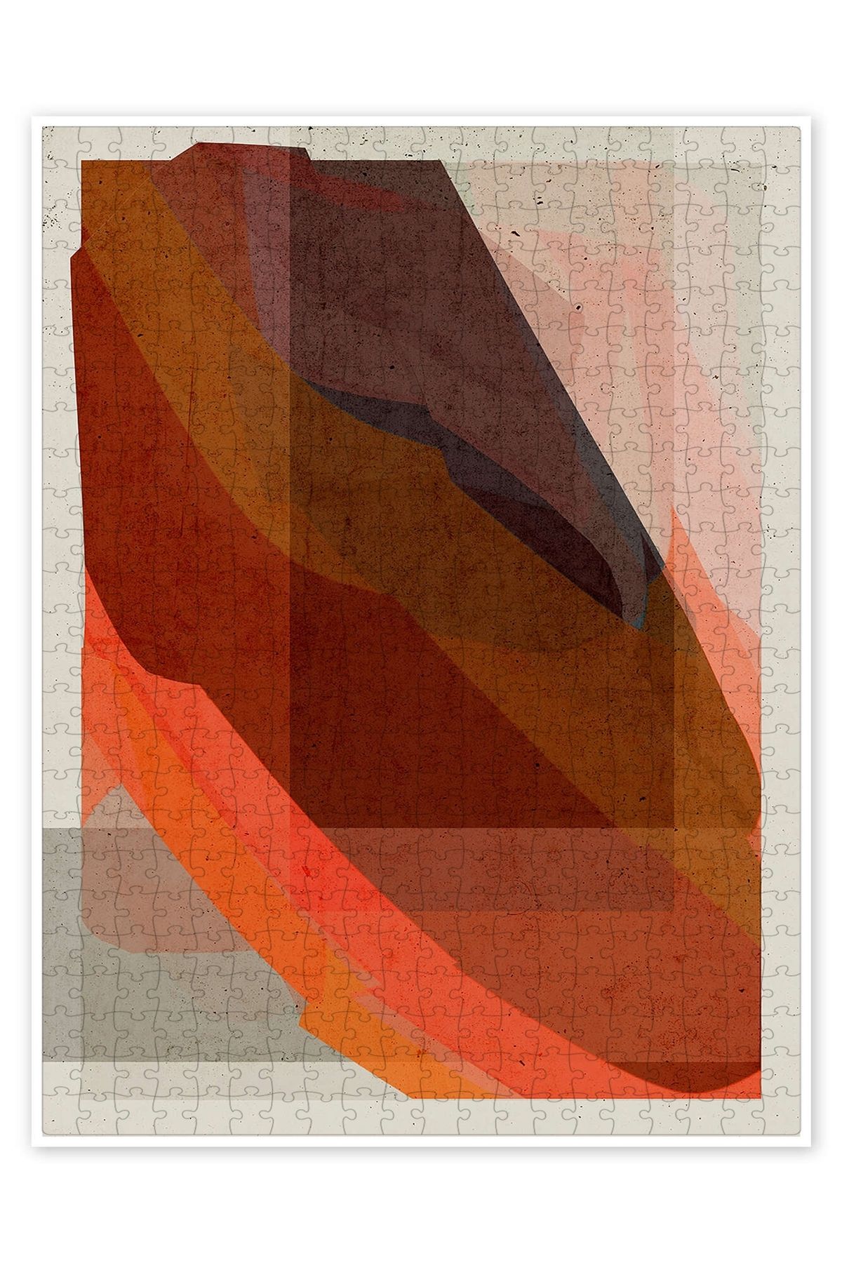 Jeronkarji Dalga 500 Parça Puzzle Yapboz Bohem Soyut Sanat Temalı