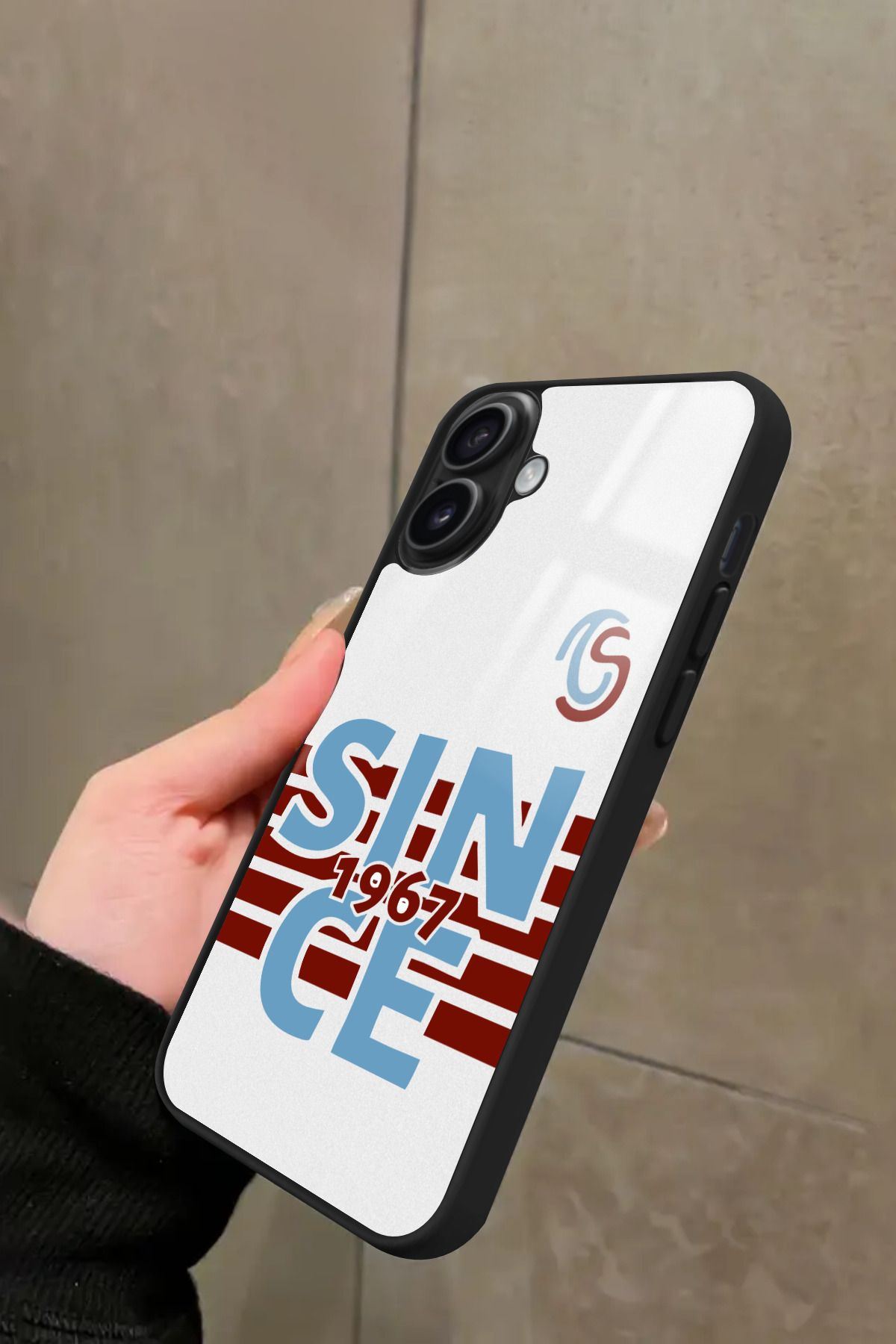 Snacase iPhone 16 Uyumlu 1967 Yazılı Glossy Premium Kılıf