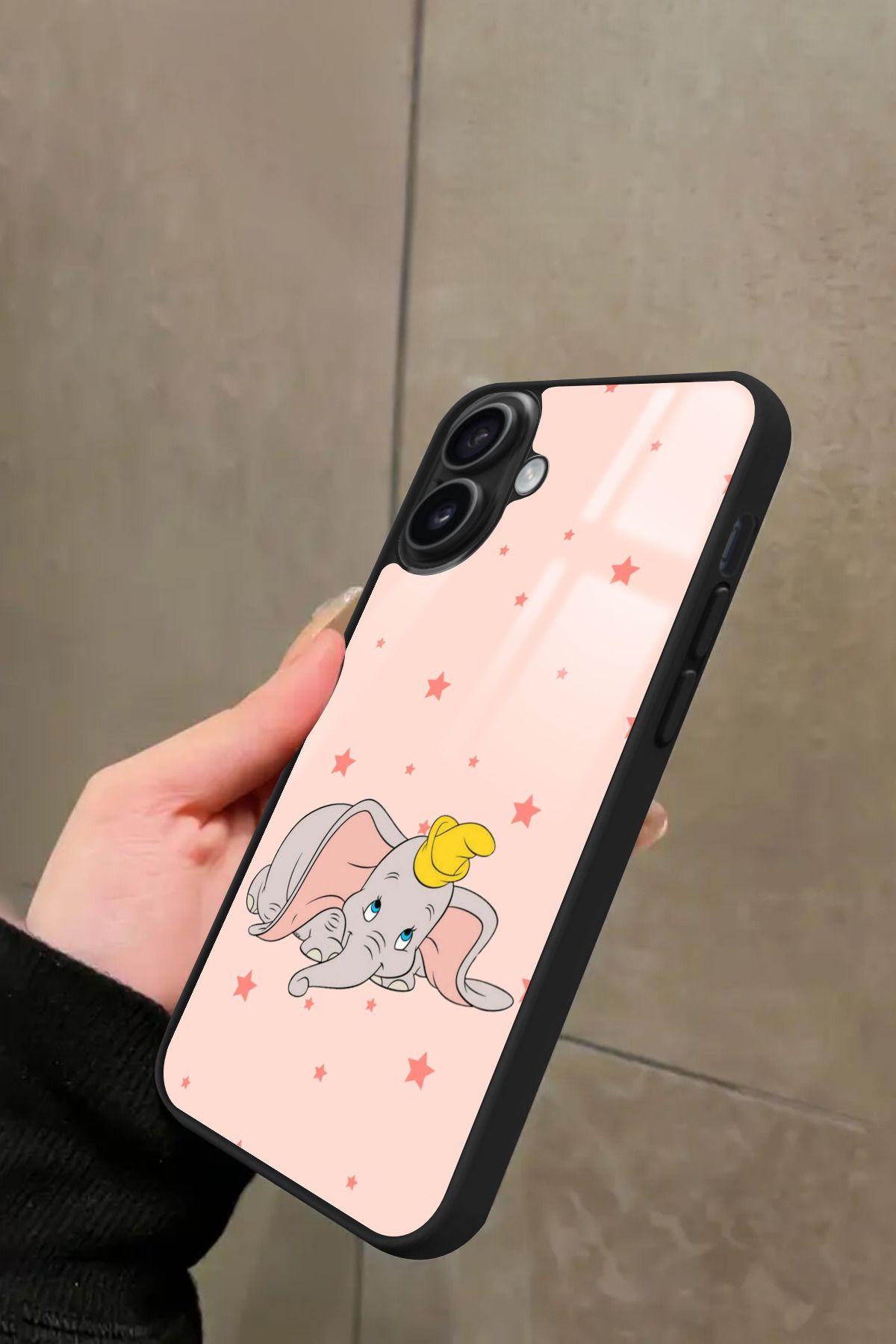 Snacase iPhone 16 Plus Uyumlu Fil Tasarımlı Glossy Premium Kılıf