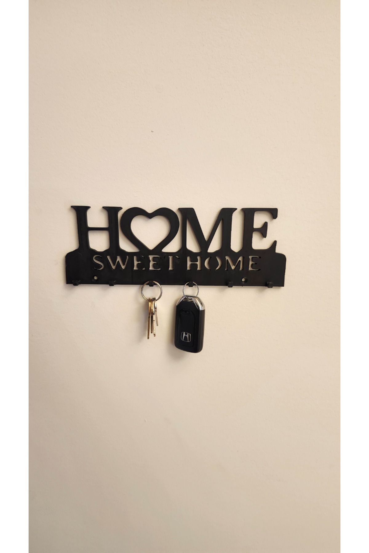Schwarzer Stein HOME SWEET HOME ANAHTARLIK, ANAHTAR TUTUCU