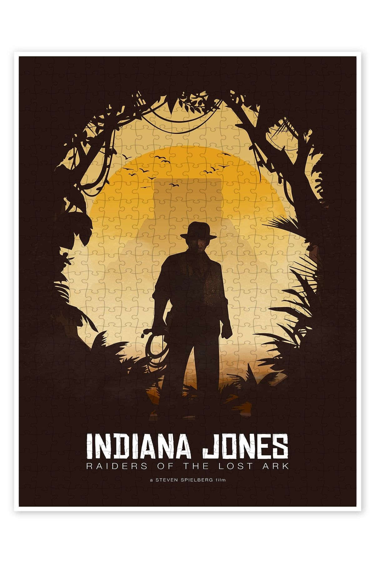 Jeronkarji Indiana Jones - Kayıp Arkın Akıncıları 500 Parça Puzzle Yapboz Klasik Film Temalı