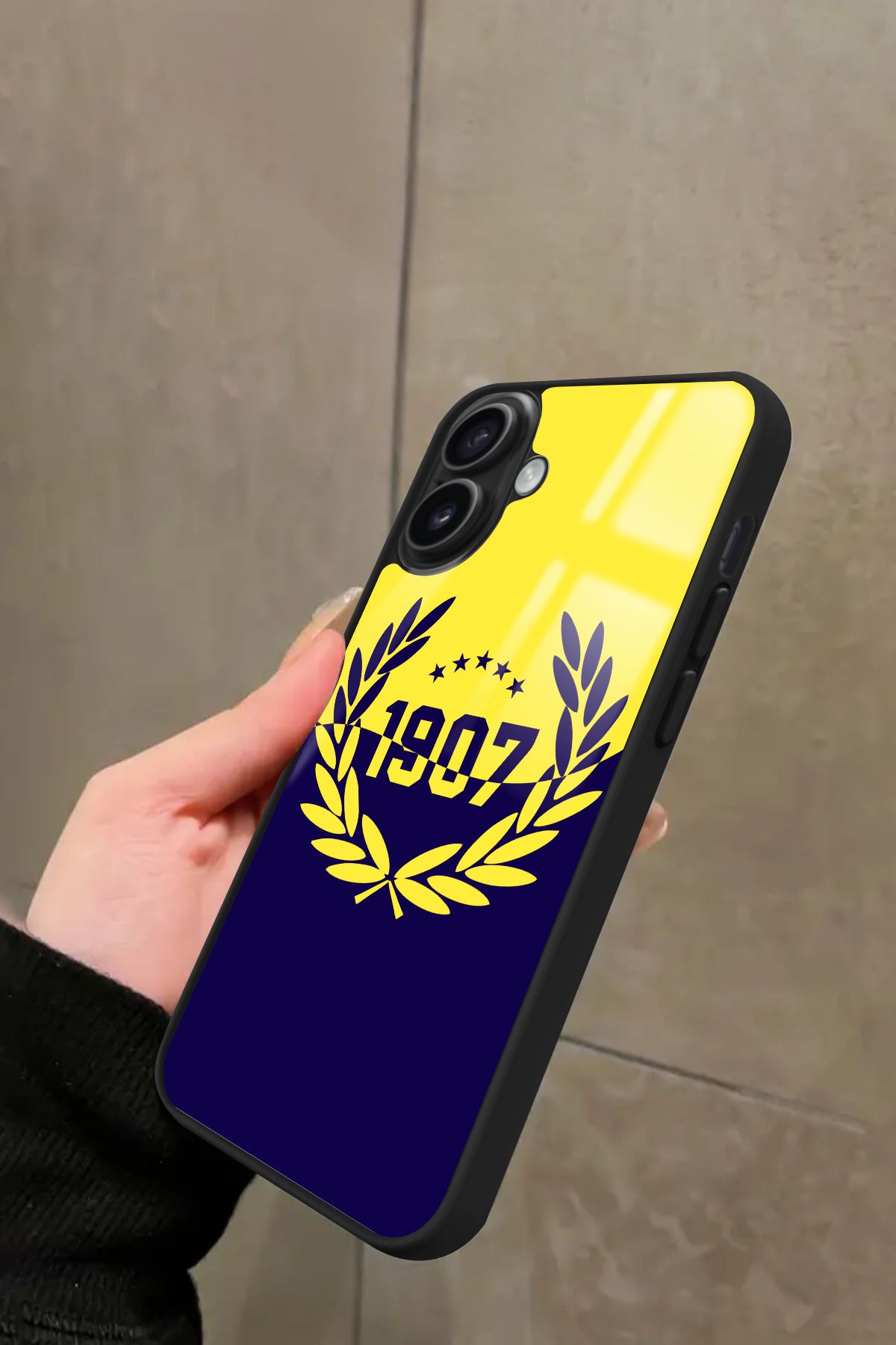 Snacase iPhone 16 Uyumlu 1907 Yazılı Glossy Premium Kılıf