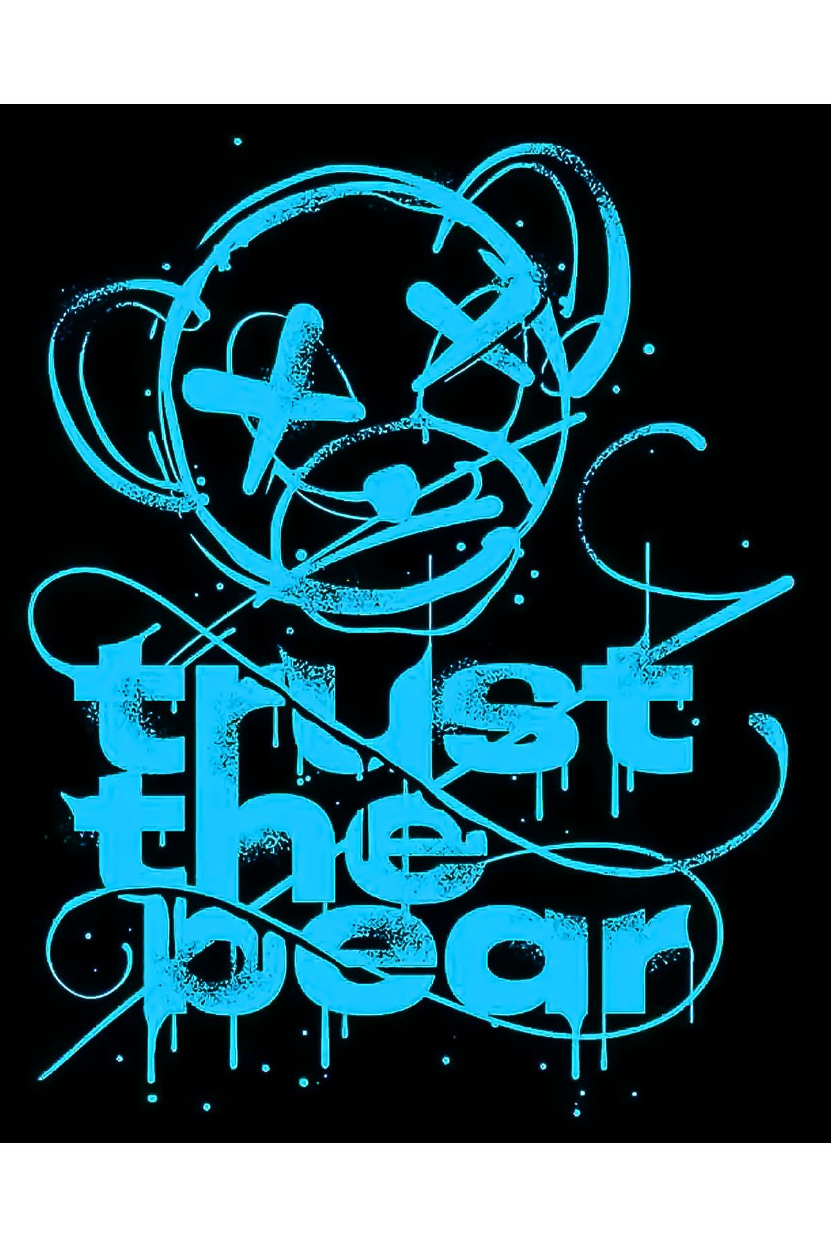 Docima Motosikler Sticker Trush The Bear