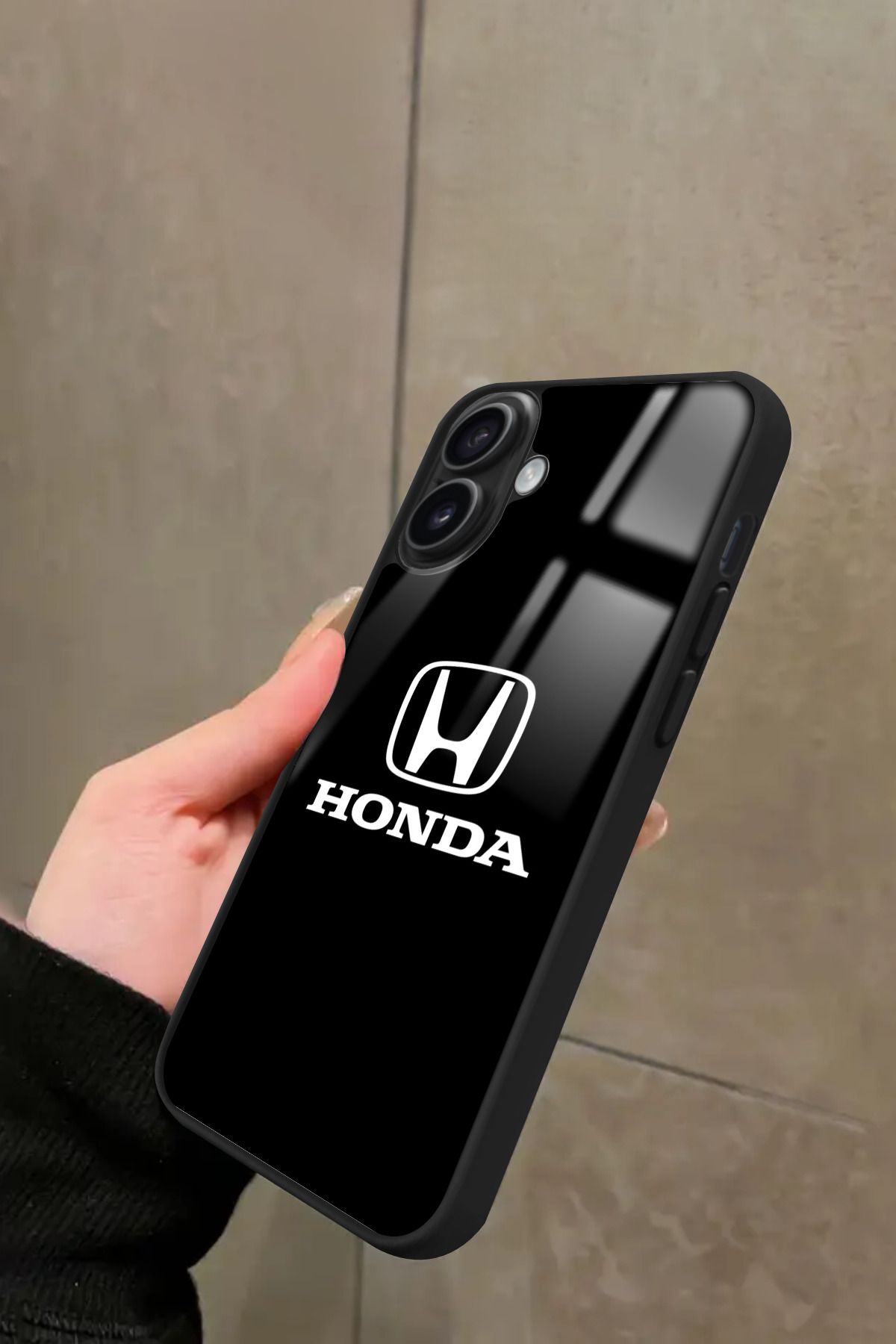 Snacase iPhone 16 Plus Uyumlu Araba Logosu Tasarımlı Glossy Premium Kılıf