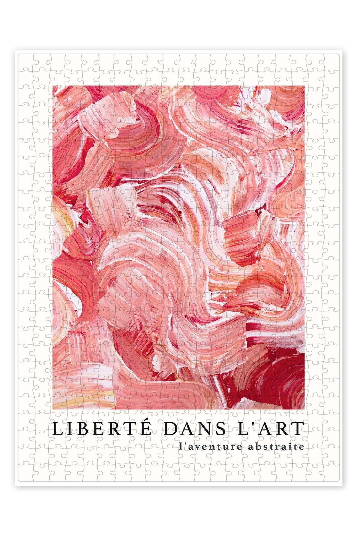 Jeronkarji Liberté dans l'art n° 4 500 Parça Puzzle Yapboz Bohem Soyut Sanat Temalı