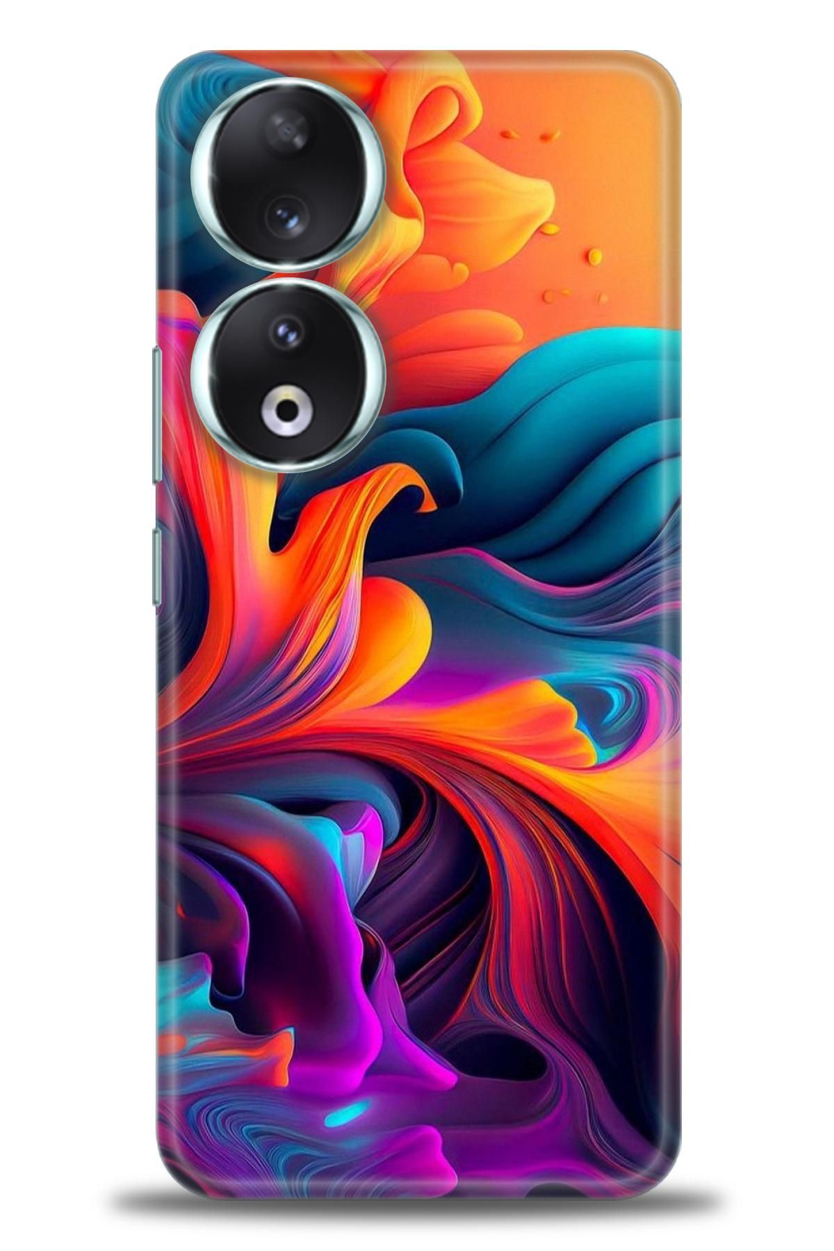 CooperTech Huawei Honor 90 İle Uyumlu HD Baskılı Silikon Kılıf - ÖzelSeri Huawei - 213