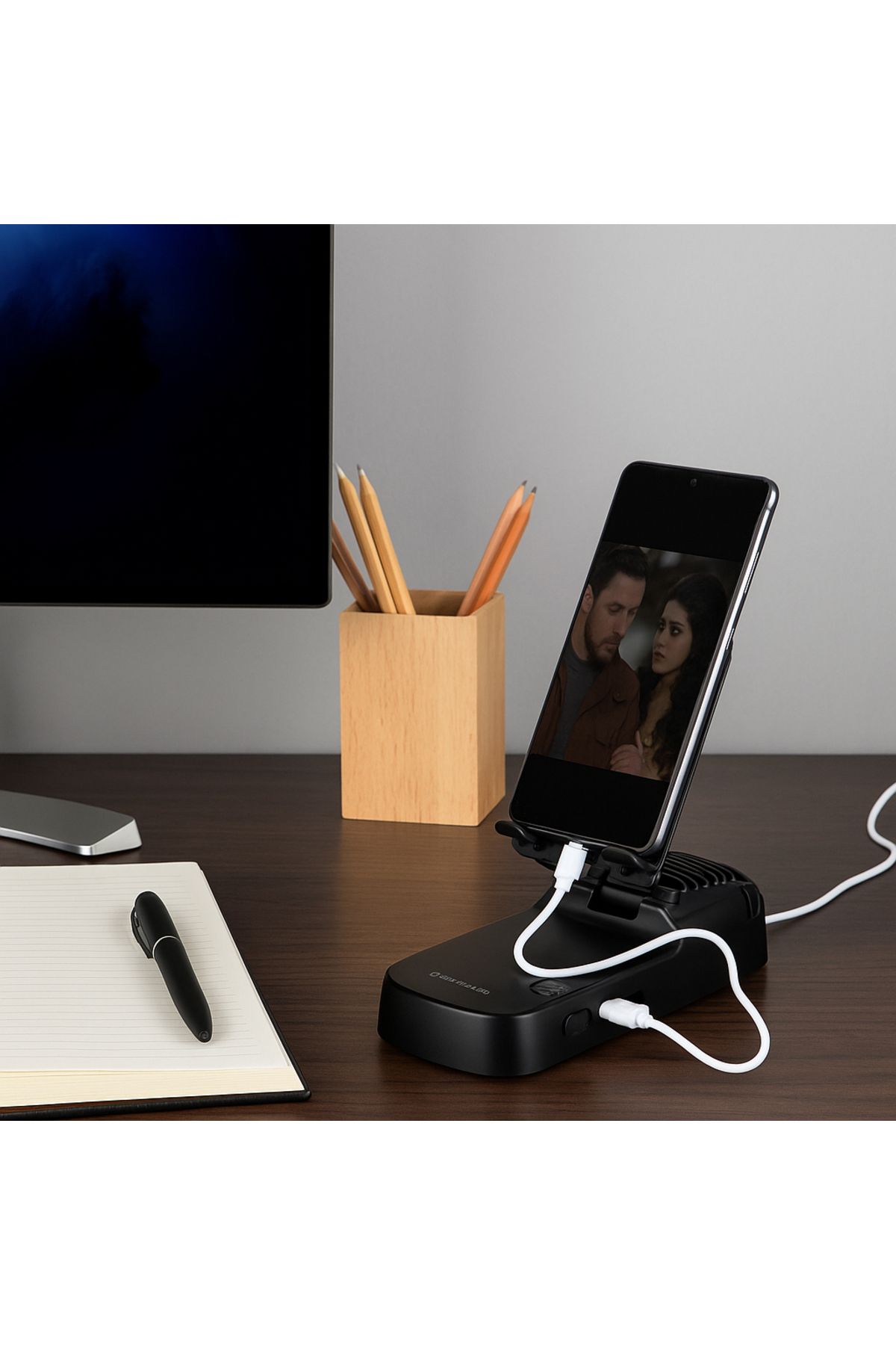 blueseed Telefon Standlı Bluetooth Hoparlör – Powerbank Özellikli