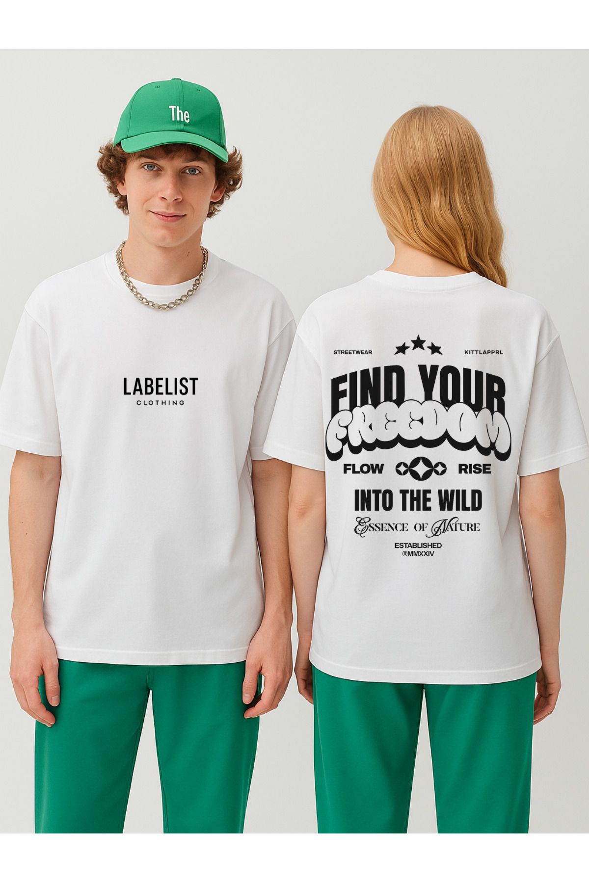 LABELIST CLOTHING UNISEX OVERSIZE FIND YOUR SIRT BASKILI T-SHIRT