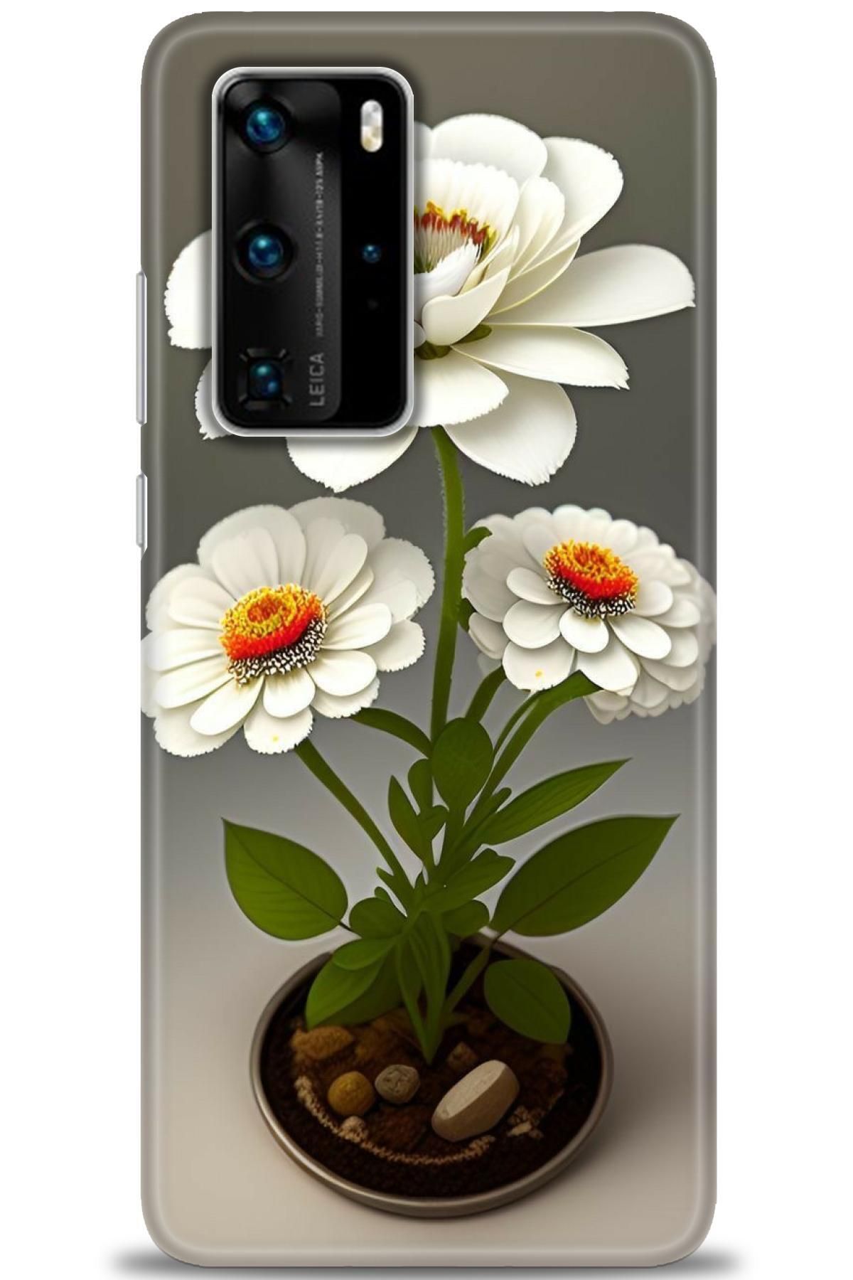 CooperTech Huawei P40 Pro İle Uyumlu HD Baskılı Silikon Kılıf - ÖzelSeri Huawei - 346