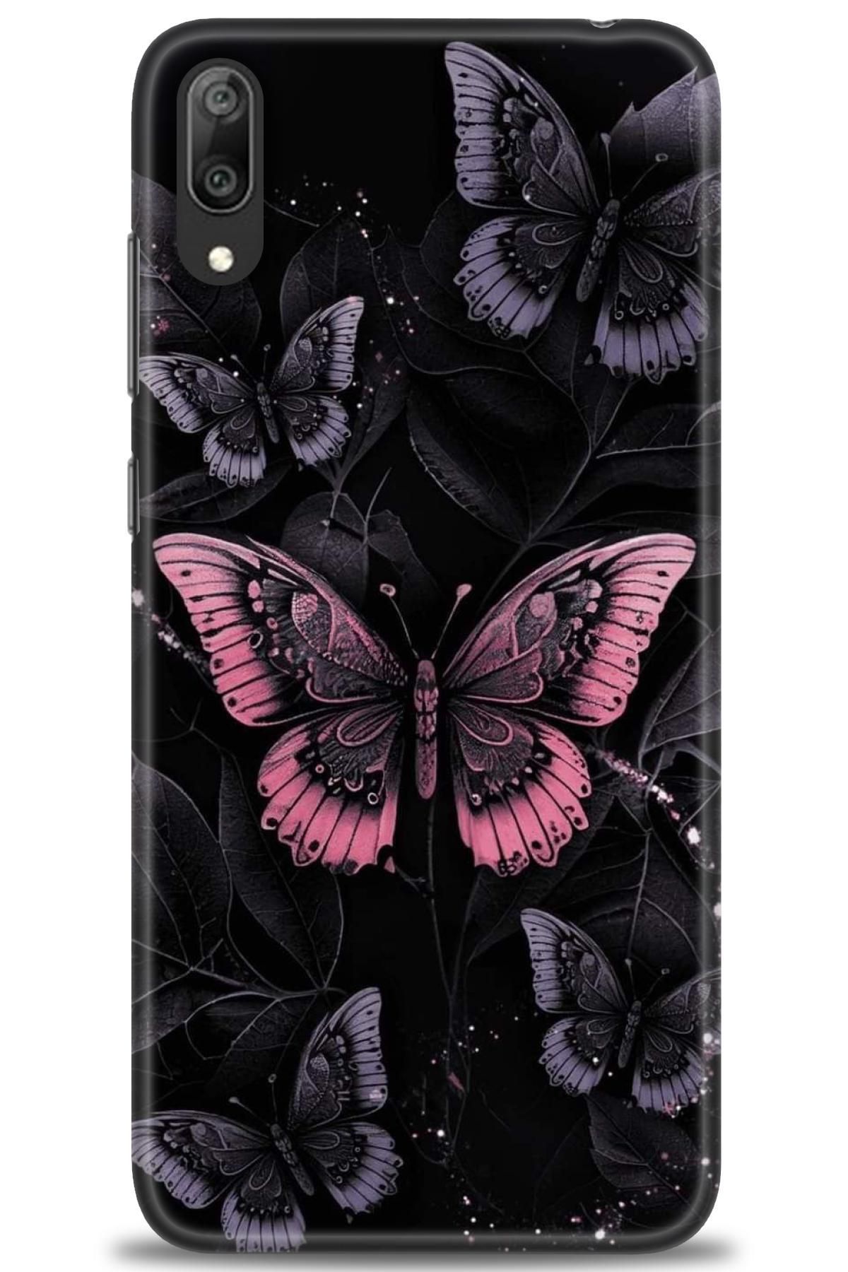CooperTech Huawei Y7 Prime 2019 İle Uyumlu HD Baskılı Silikon Kılıf - ÖzelSeri Huawei - 247