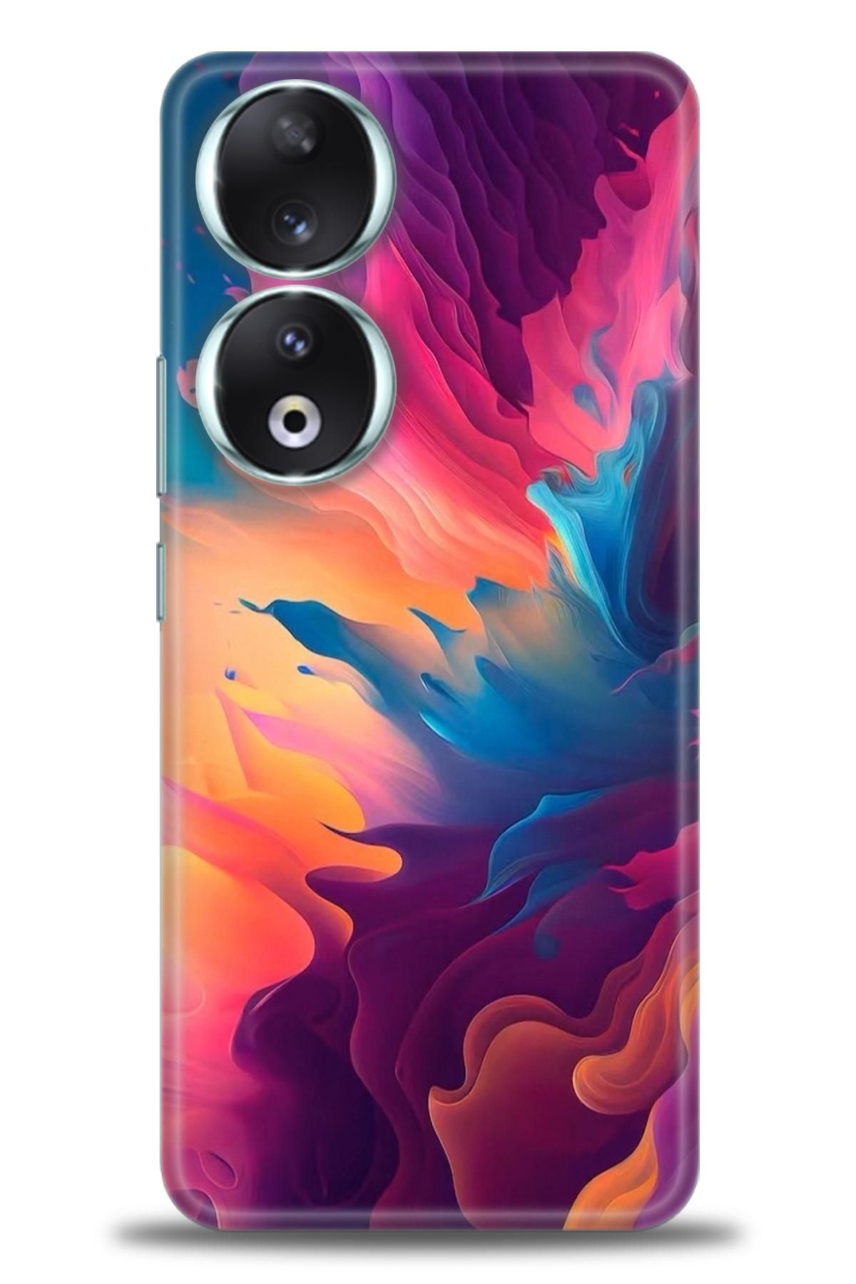 CooperTech Huawei Honor 90 İle Uyumlu HD Baskılı Silikon Kılıf - ÖzelSeri Huawei - 214