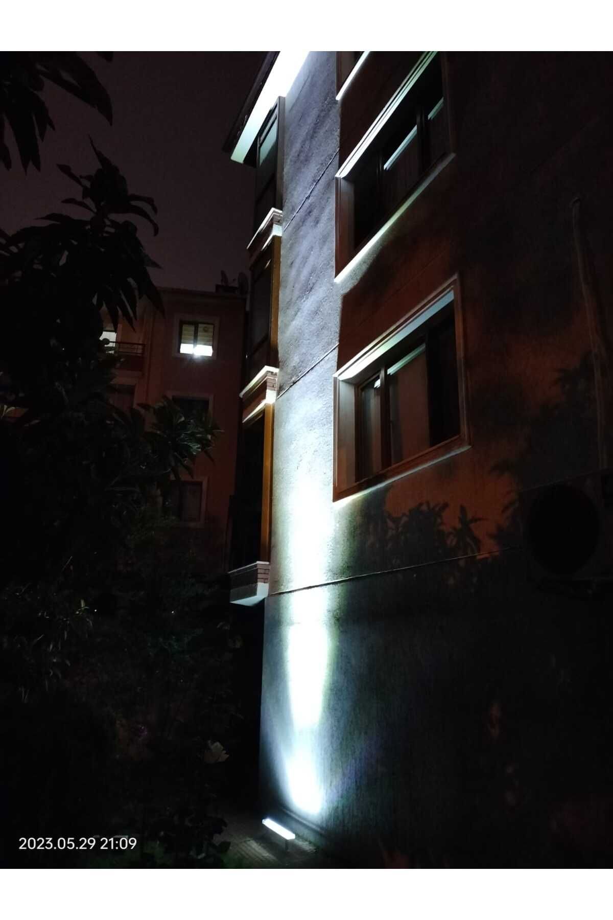CAMANA Ağaç Duvar Aydınlatma Walwasher Led Cephe Işık Boyama Lambader Ip68 Kırılmaz Su Geçirmez 60CM